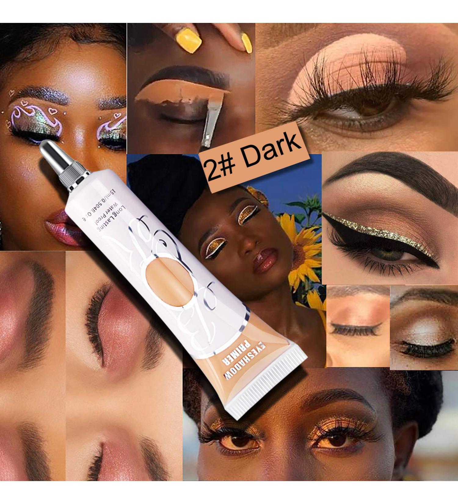 Matte Eye Primer | Long-lasting & Waterproof | Prevents Oily Lids | Smudgeproof Eyeshadow Base | Dark 2 - Buy Online on GoSupps.com