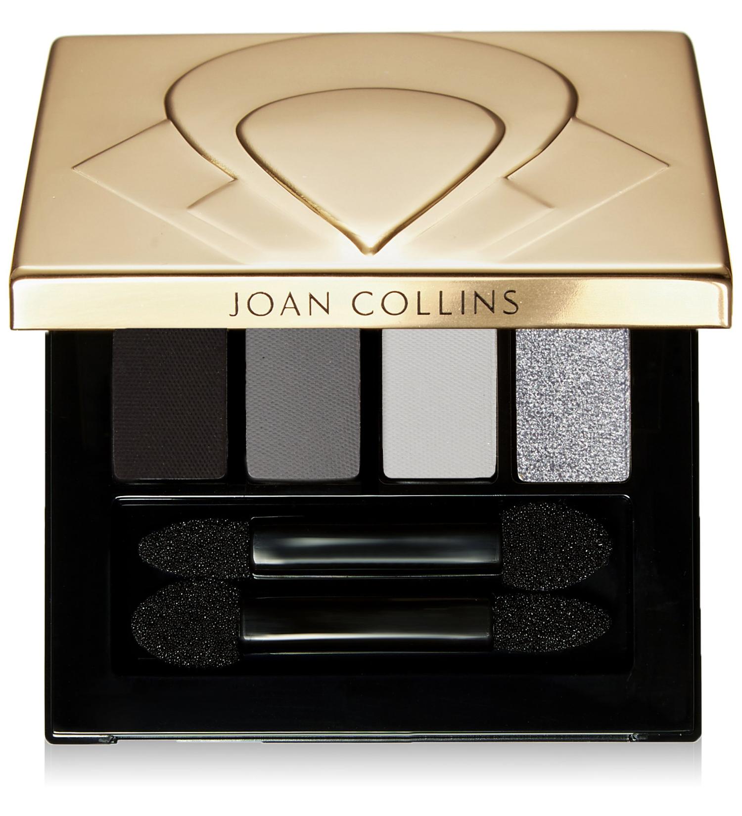 Joan Collins Timeless Beauty Eyeshadow Quad - Misty Black & Silver 5g | International Shipping Available - Buy Online on GoSupps.com