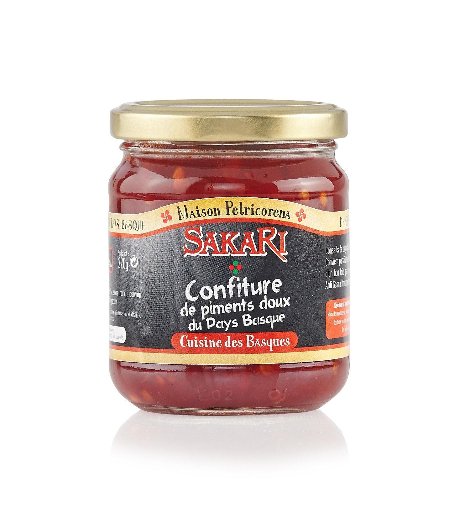 Sakari - Sweet Pepper Jam from the Basque Country 220 G