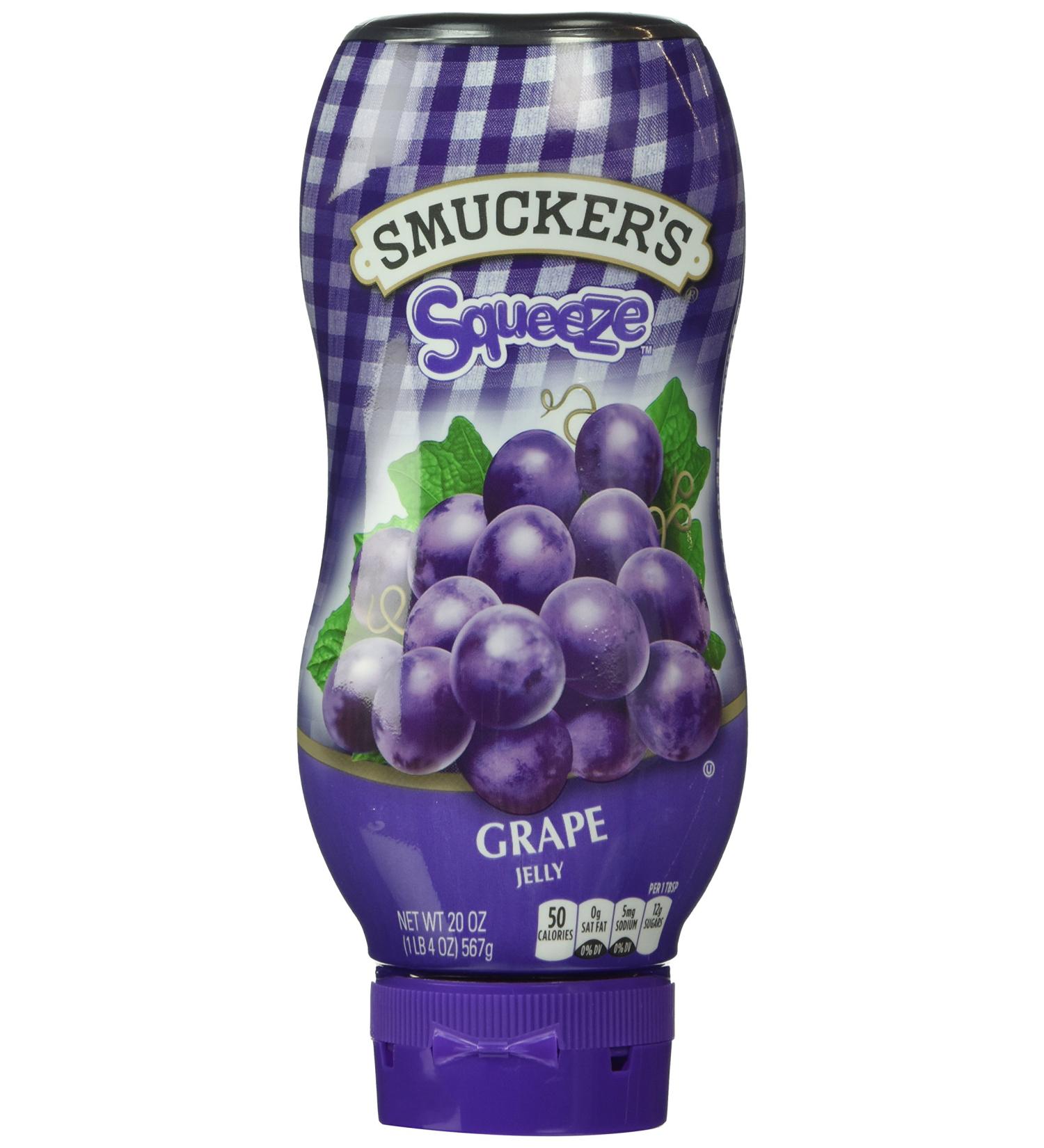Buy Smuckers Grape Squeeze Jelle 590ml - International Shipping Available | Premium Fruit Spread - Buy Online on GoSupps.com