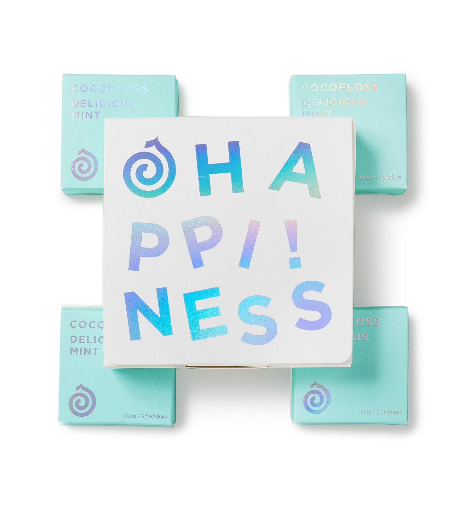 COCOFLOSS Mint Dental Floss - Coconut-Oil Infused, Vegan & Cruelty-Free, 8 Month Supply - Buy Online on GoSupps.com