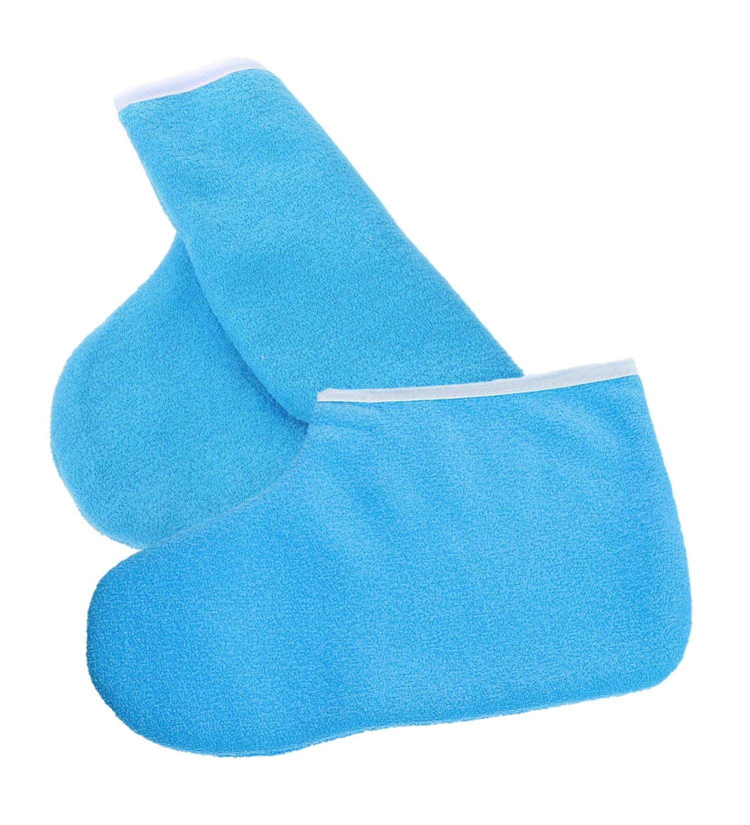 Paquet de Bain la Paraffine pour Pieds pais Isolants Polyester Unisexe Usage Salon Beaut Soin P dicure Spa Bleu Bord Blanc 26.50X19.00X1.00CM Bleu - Buy Online on GoSupps.com