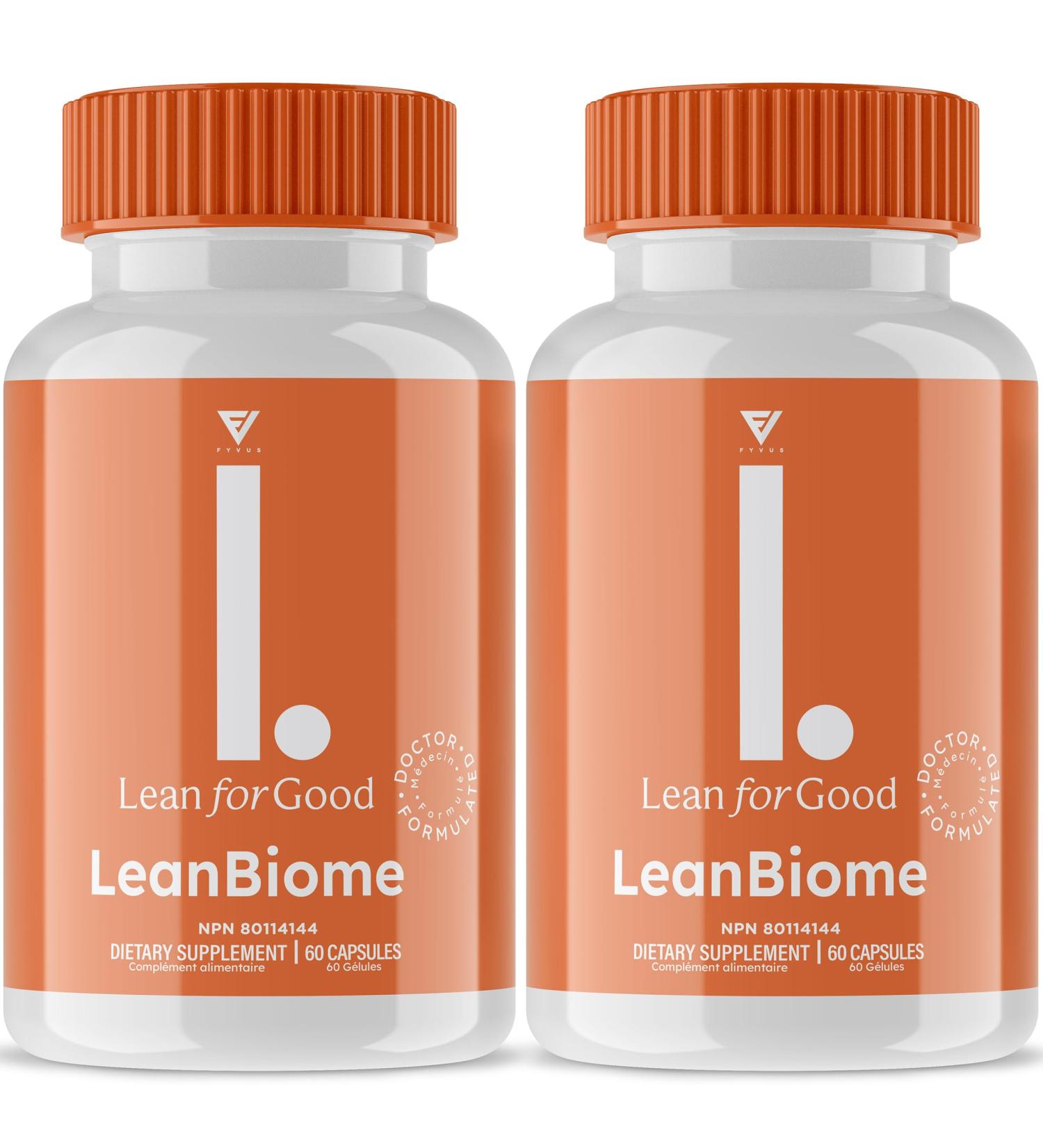 (2 Pack) LeanBiome Lean for Good Probiotic Capsules Lean Biome Canada Weight Management Supplement Formula Formule de Suppl ment LeanBiome Lean pour une Bonne Gestion du Poids (120 Capsules) - Buy Online on GoSupps.com