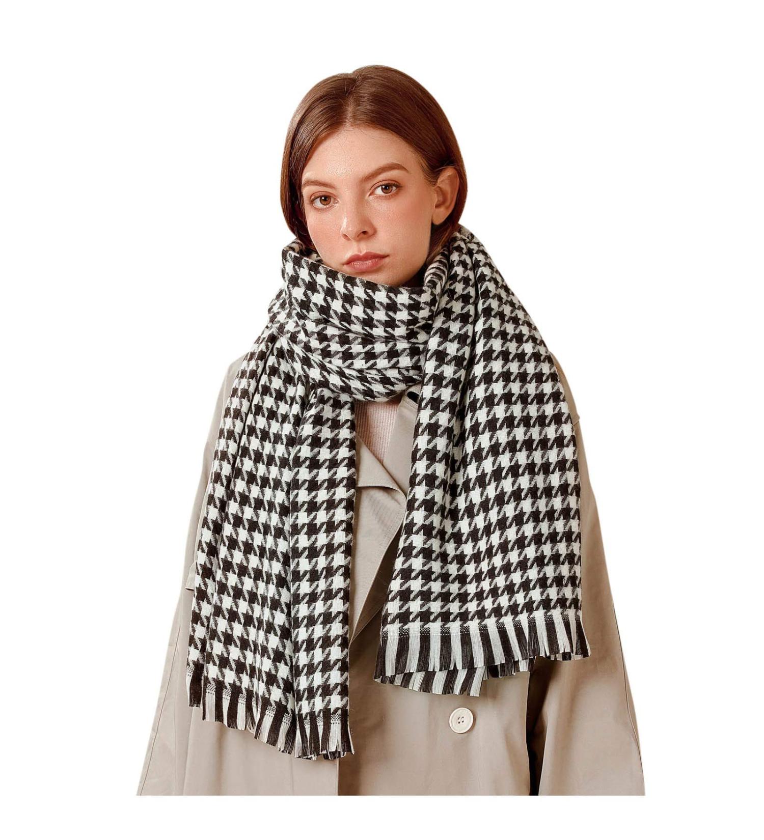 High Quality Black Cashmere Scarf for Women | Warm Autumn Winter Scarves - Perfect for Every Season - Buy Online on GoSupps.com