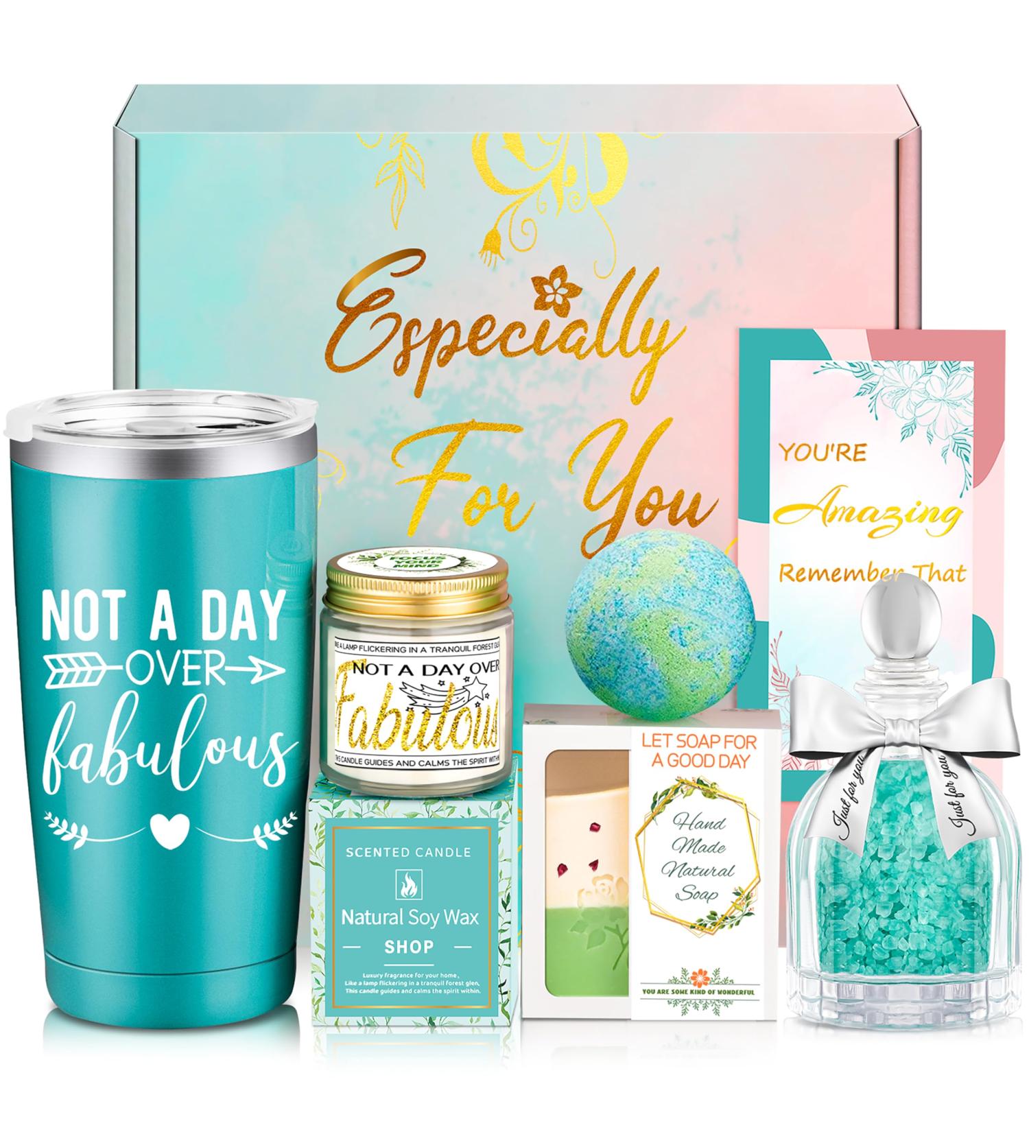 Birthday & Mother's Day Gifts for Women | Spa Self Care Basket for Mom Wife Sister & Friends - Buy Online on GoSupps.com