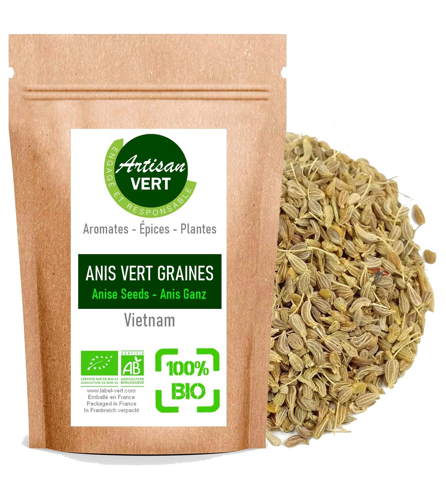 Green Anise Organic Seed 100g - L'Artisan du Vert - Buy Online on GoSupps.com