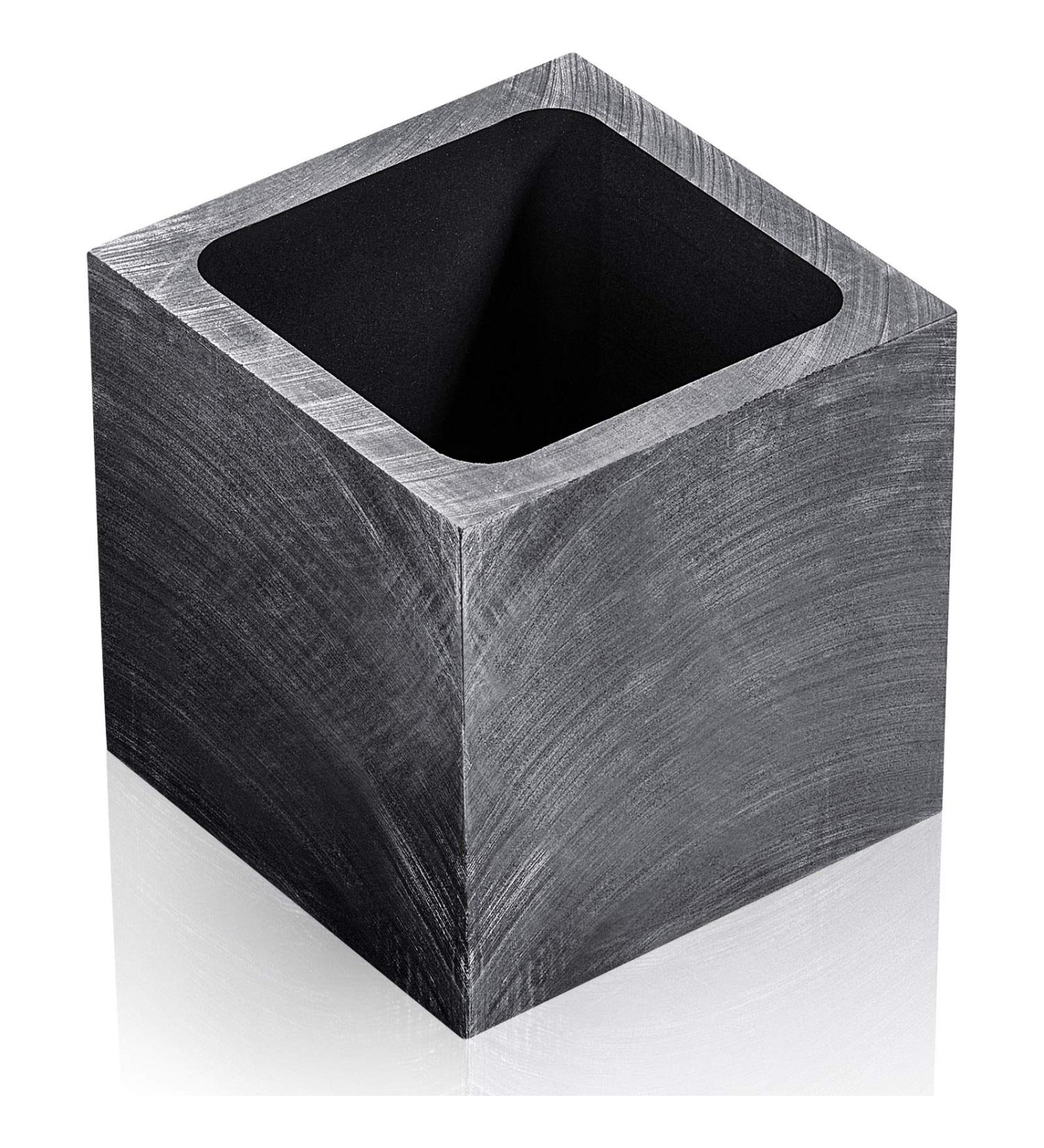Graphite Ingot Mold for Gold, Silver, Copper Casting - 40x40x45mm, 1000g Gold/500g Silver - Buy Online on GoSupps.com