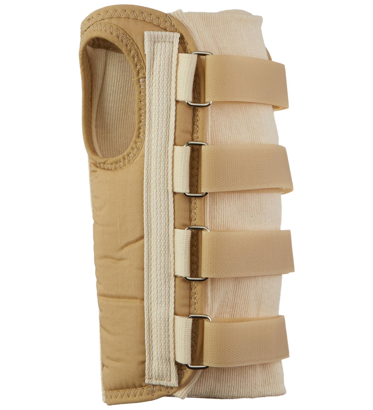 Rolyan 42540 Long Length Enlarged Thumb Hole D-Ring Wrist Braces Right Extra-Large