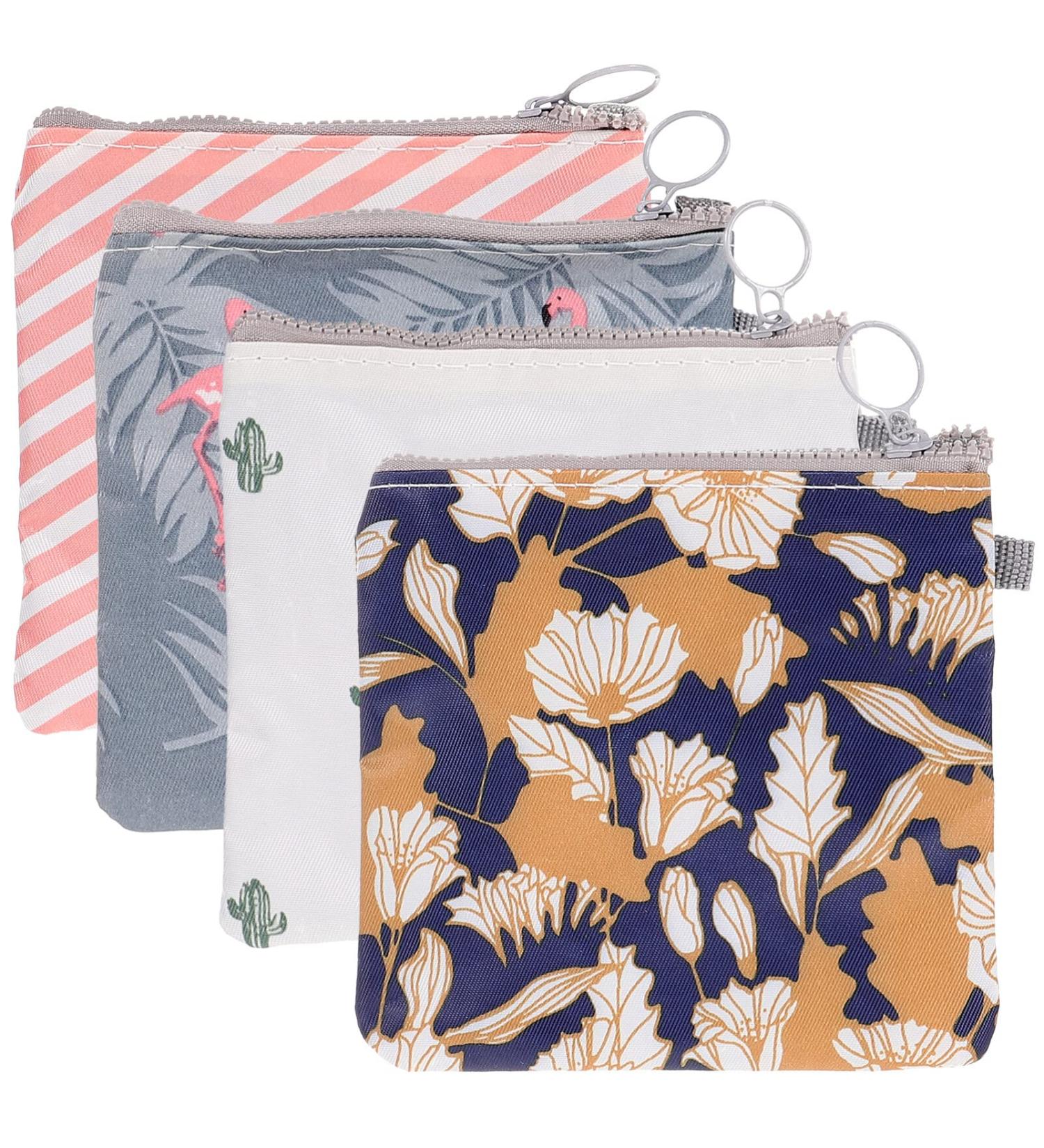 Milists 4-Piece Pad Holder Set | Travel Storage Bags for Women's Period Hygiene Sanitary Napkin Organizer & Cosmetic Bag - Dustproof & Convenient - Buy Online on GoSupps.com