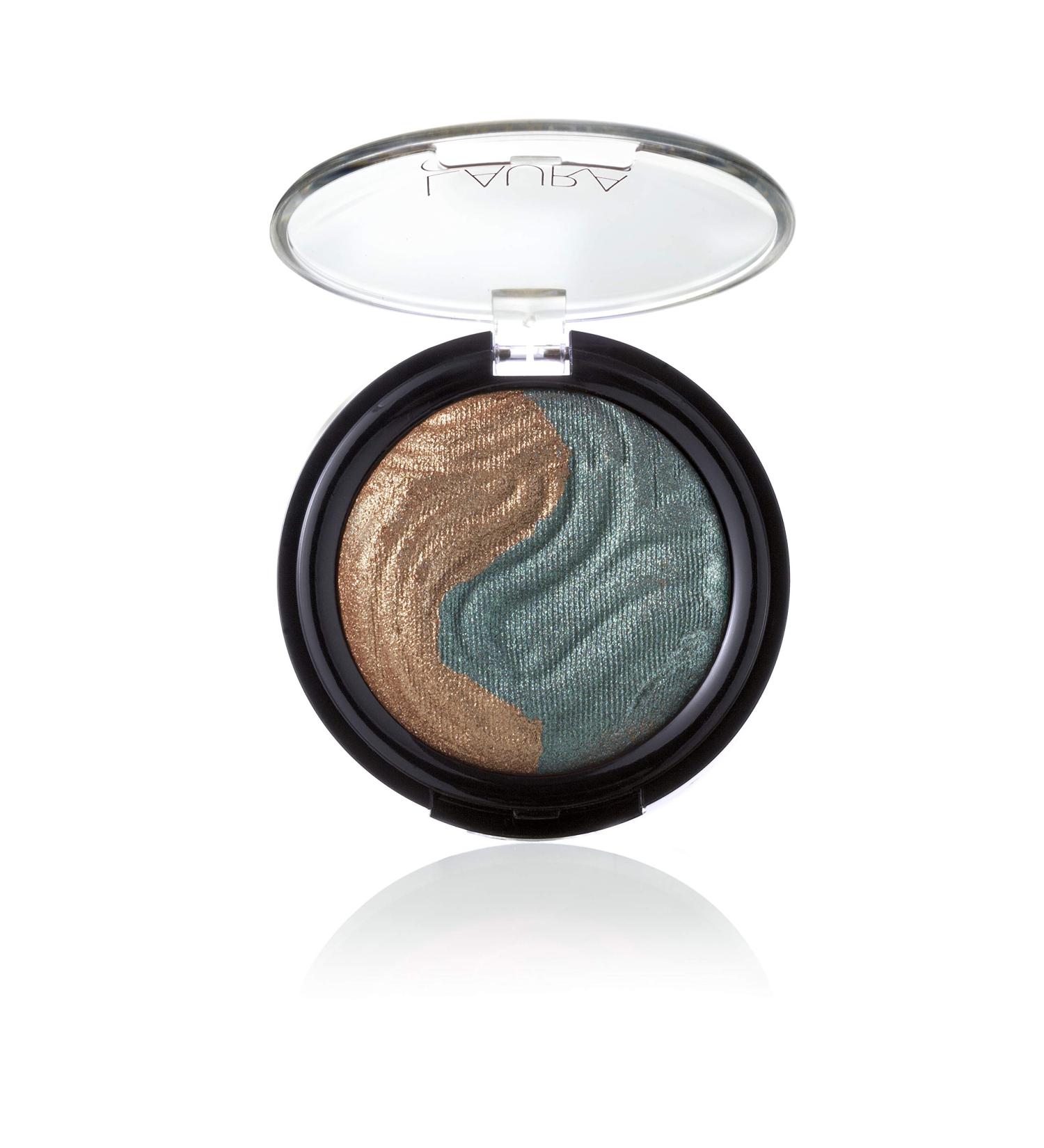 LAURA GELLER NEW YORK Baked Eclipse Eye Shadow Duo  Bronze/Emerald