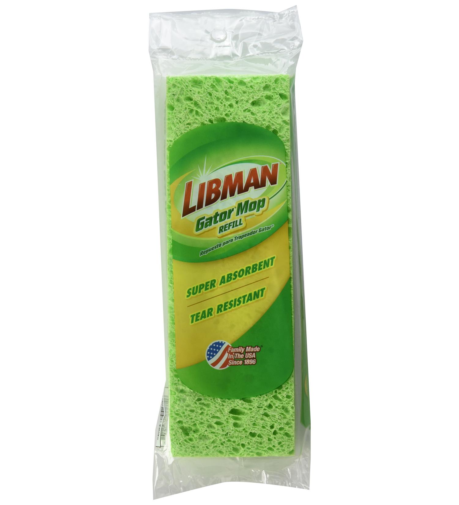 Libman 3021 Gator Mop Refill, 9"
