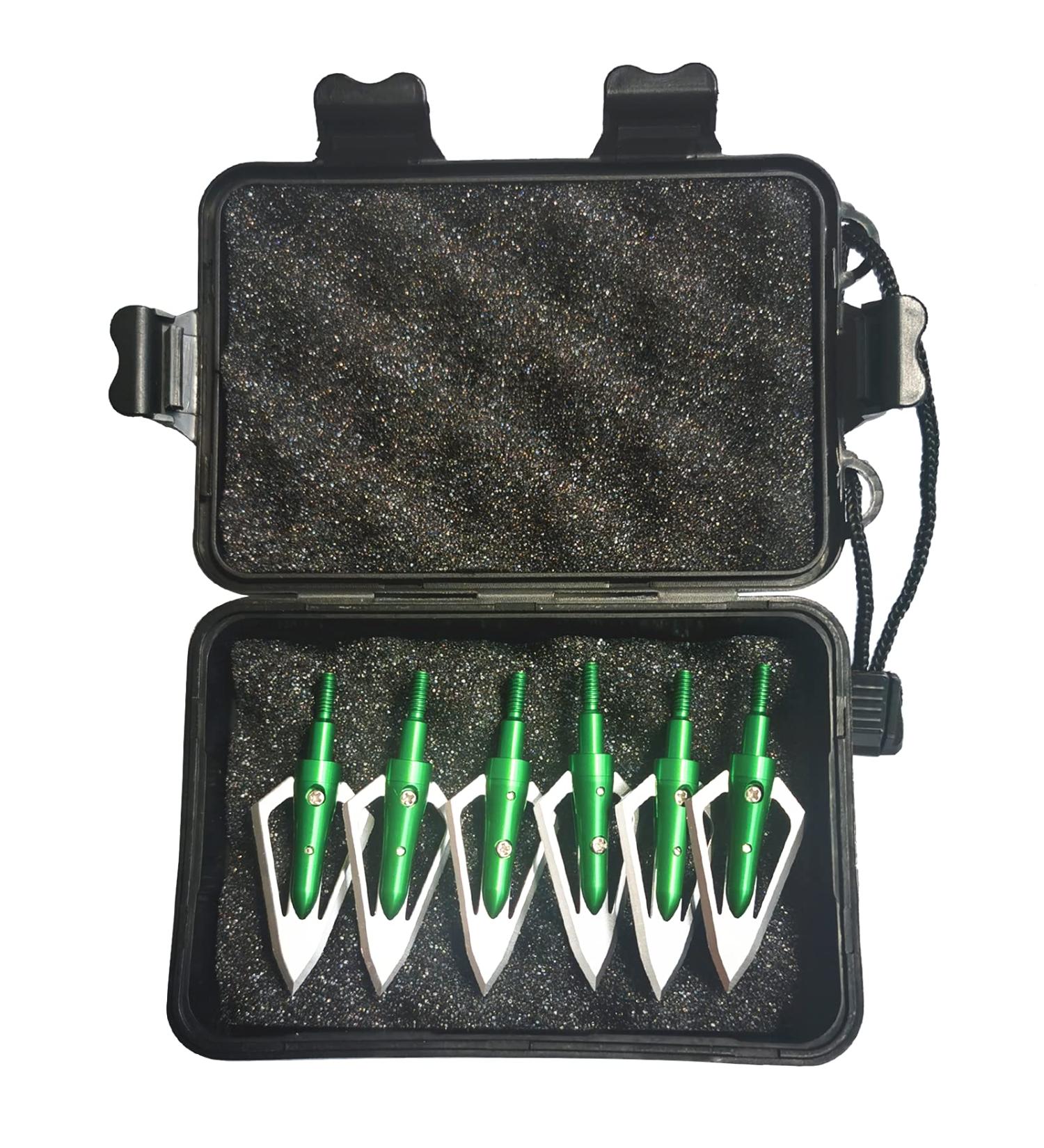 NC Hunting Arrowhead Cutting Blade - Green Archery Broadhead for Traditional & Compound Bows - Buy Online on GoSupps.com