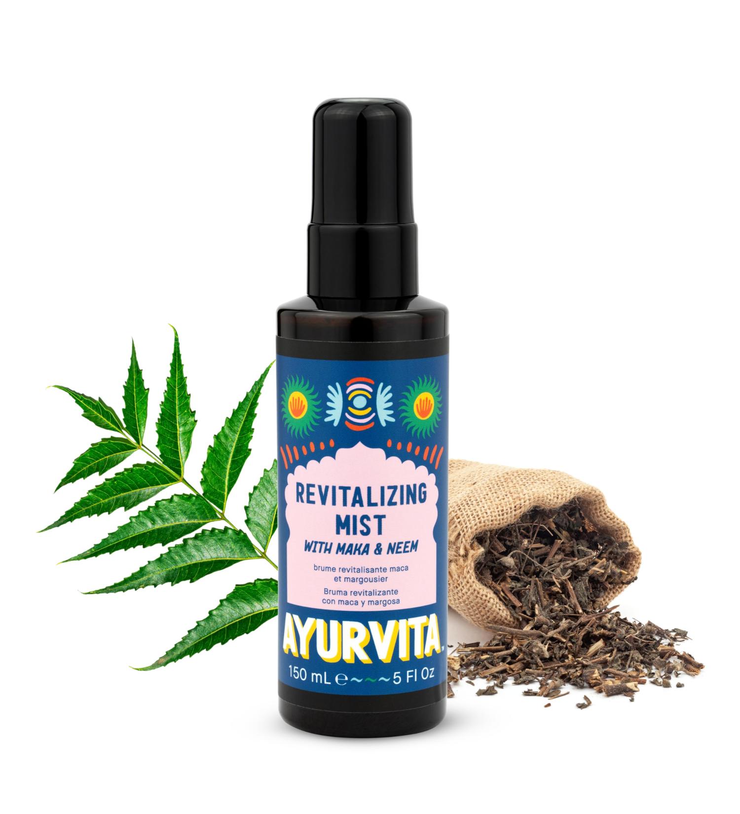 Hair Mist Revitalizing & Volumizing Hair Care Mist Frizz Control Detangling Heat Protectant Spray Maka For Hair Growth - Neem To Prevent Dryness & Dandruff - 5 fl oz - Buy Online on GoSupps.com