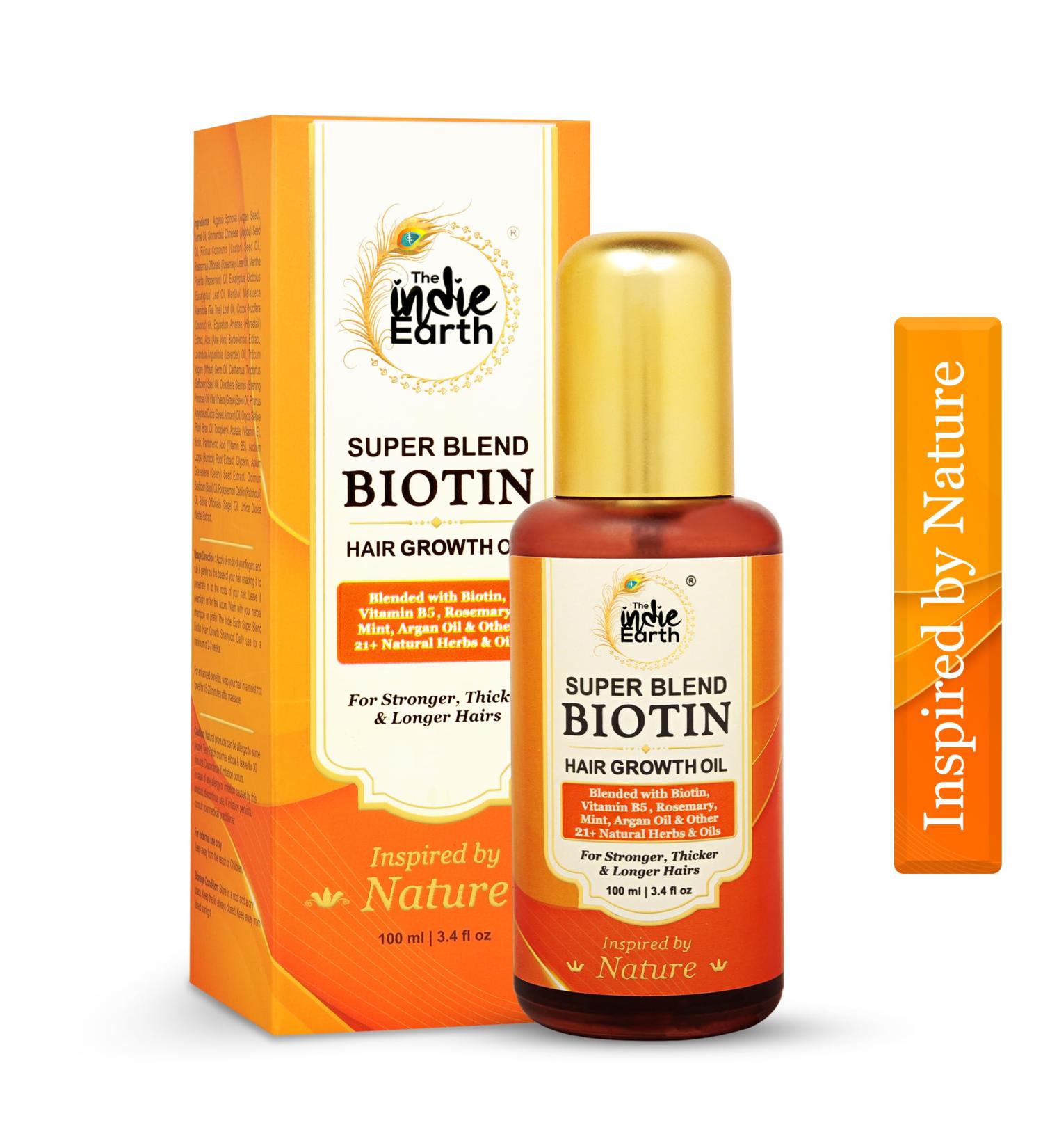 Rosemary Mint Hair Serum with Biotin & Natural Oils | Nourish & Strengthen Hair - 100 ml - Buy Online on GoSupps.com