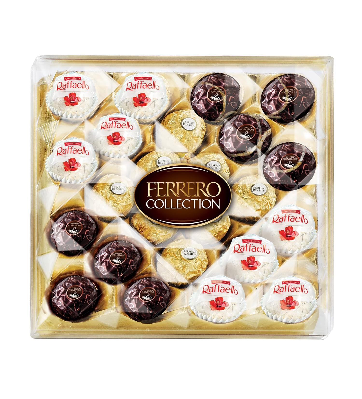 FERRERO COLLECTION Fine Assorted Chocolate and Coconut Confections 24 Count Individually Wrapped Candies 259 Grams 24 pieces - Buy Online on GoSupps.com