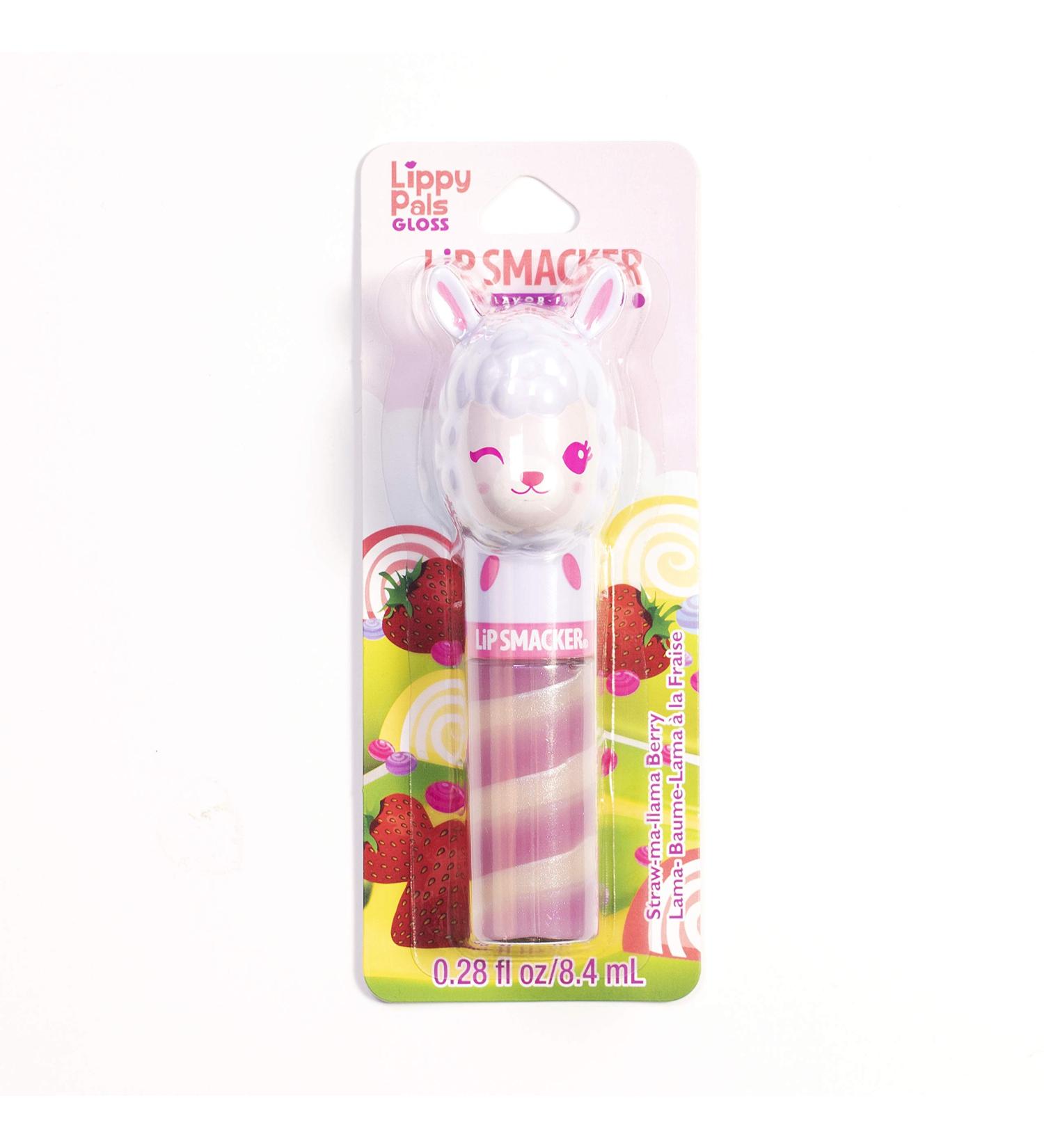 Lip Smacker Lippy Pal SWILL GLOSS COLLECTION - Lama Strawberry Flavor Lip Balm for Kids - Cute Animal Design Lip Care for Girls - Buy Online on GoSupps.com