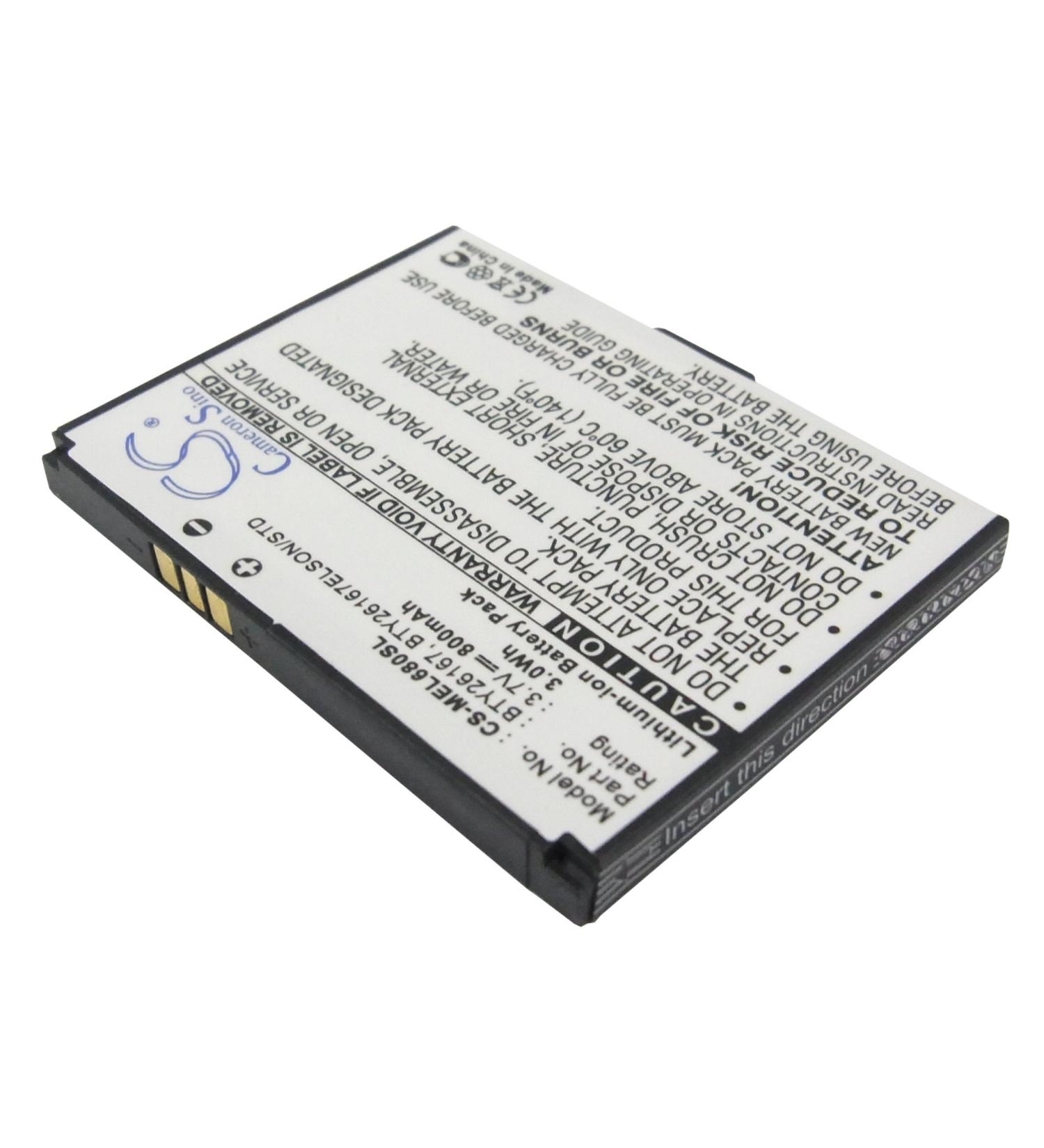 800mAh Li-ion Replacement Battery for EL680 - Fits BTY26167 BTY26167ELSON/STD | International Shipping - Buy Online on GoSupps.com