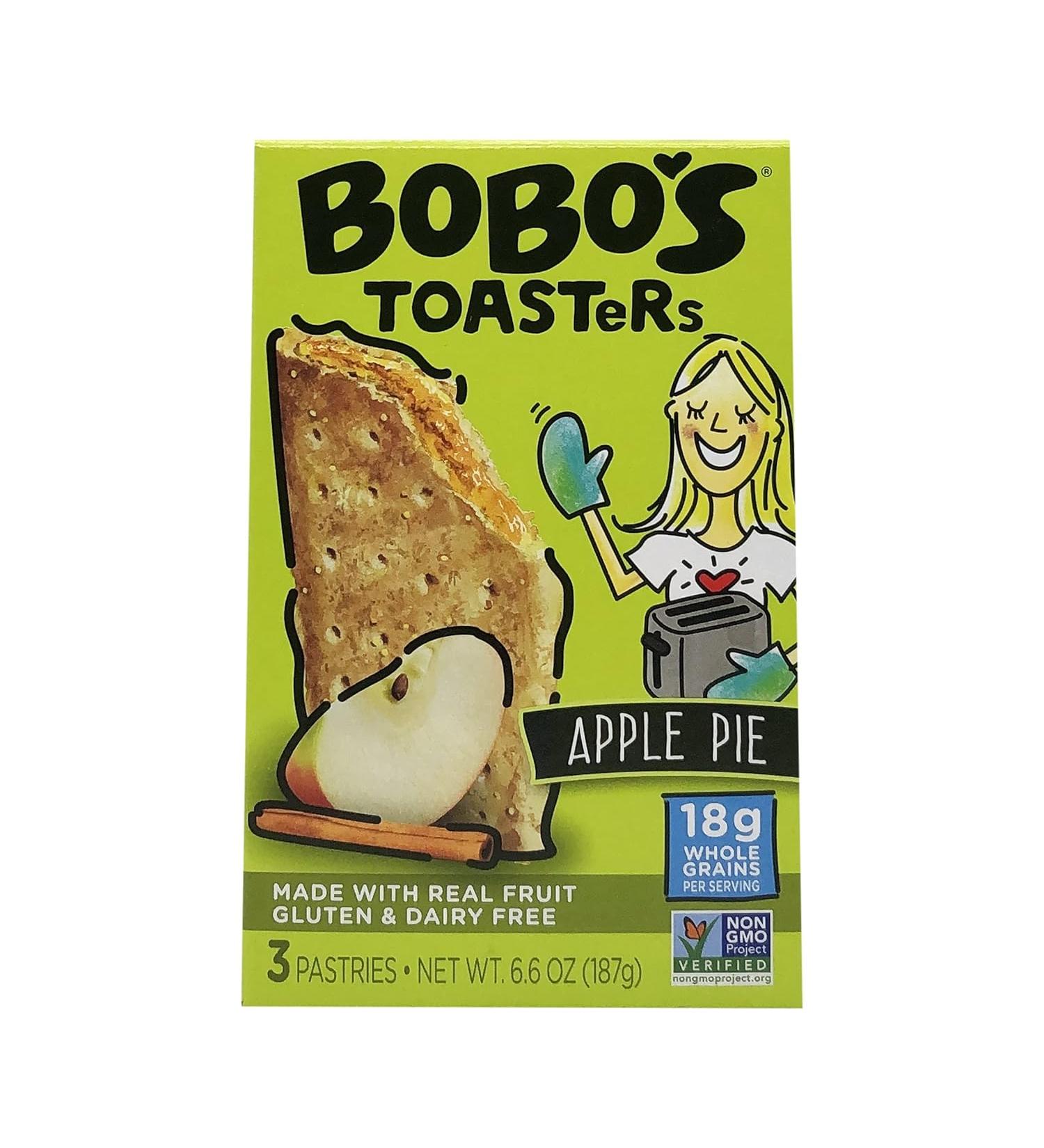 Bobo's Oat Bars Apple Pie Toaster Pastry - 6.6 OZ - Buy Online on GoSupps.com
