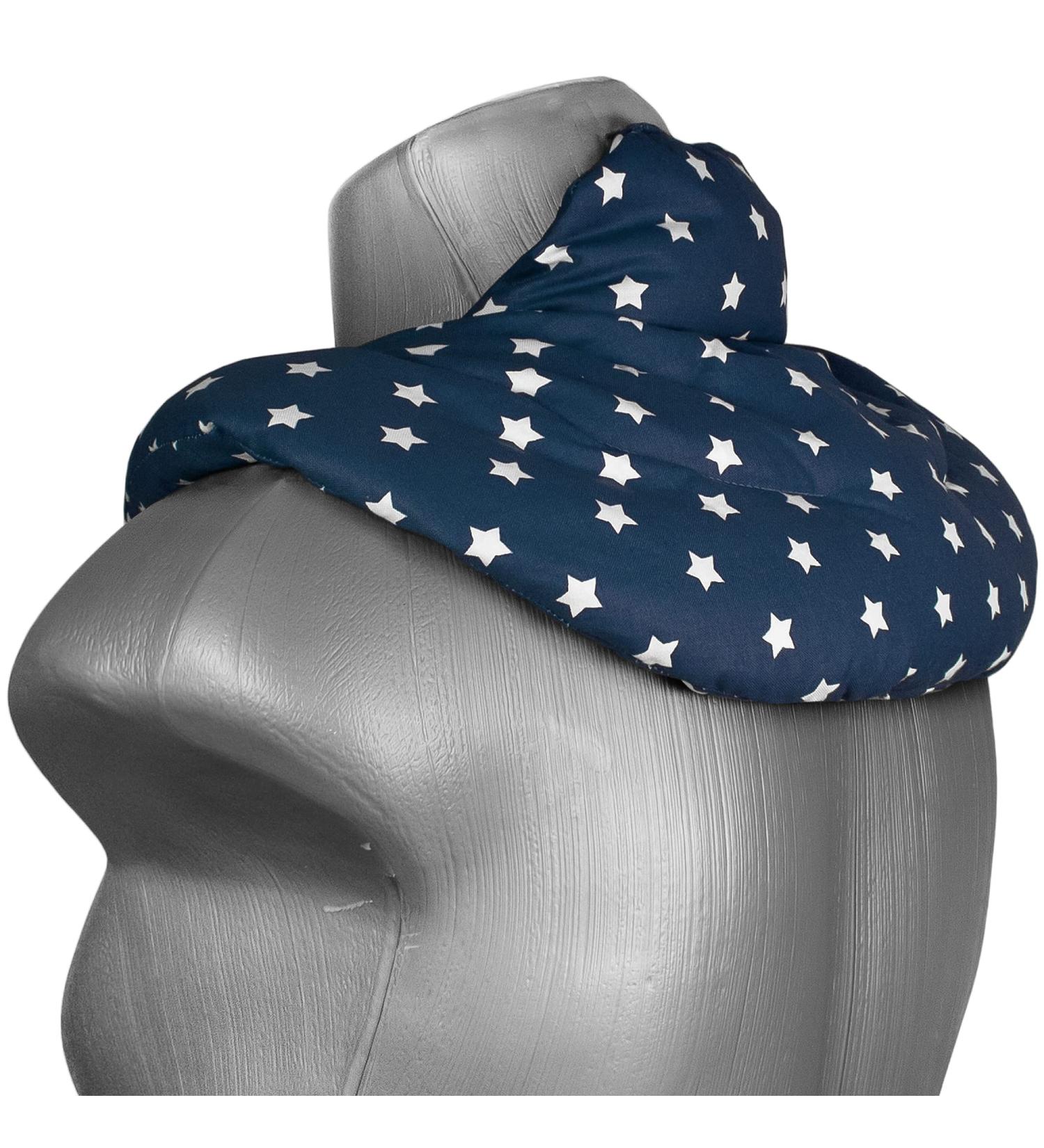 Neck Horns with Stand-Up Collar - Star Blue Johanniskern Pillow | 2-in-1 Heat & Cold Warming Pillows - Buy Online on GoSupps.com