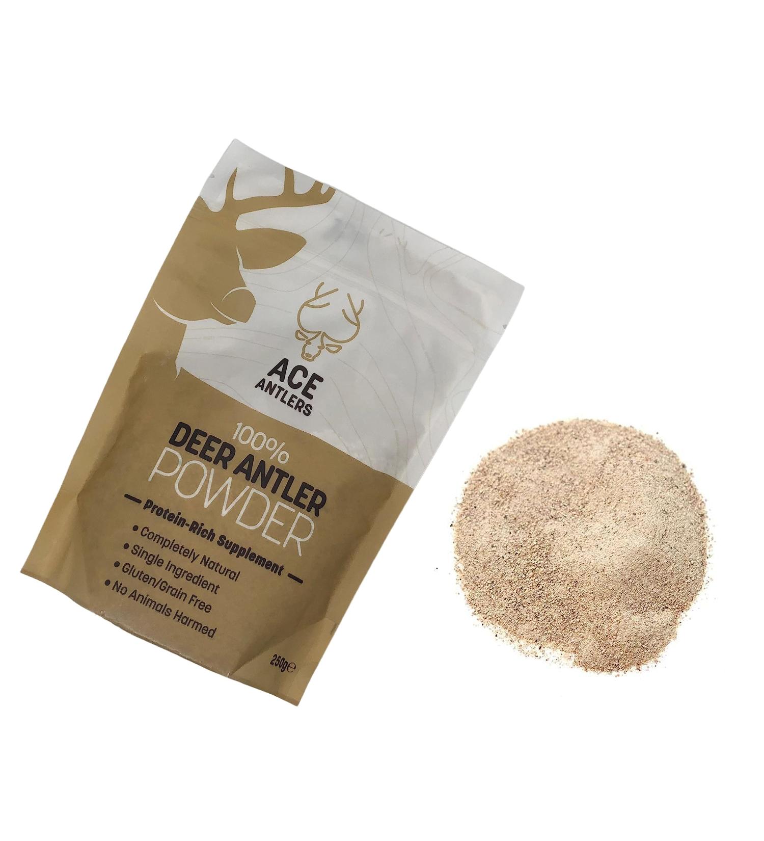 Deer Antler Powder for Dogs - A supplement and food topper rich in protein vitamins and minerals