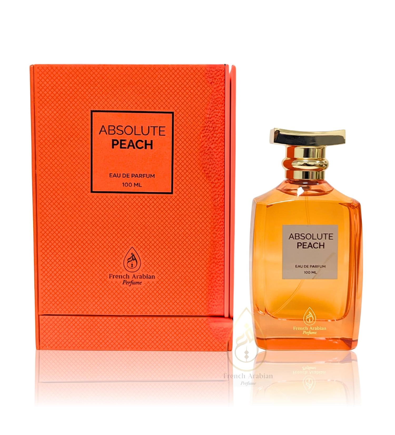 Absolute Peach Perfume 100ml EDP - Unisex Fragrance with Bitter Peach Scent Long Lasting Perfect for Peach Lovers Warm Weather - Buy Online on GoSupps.com