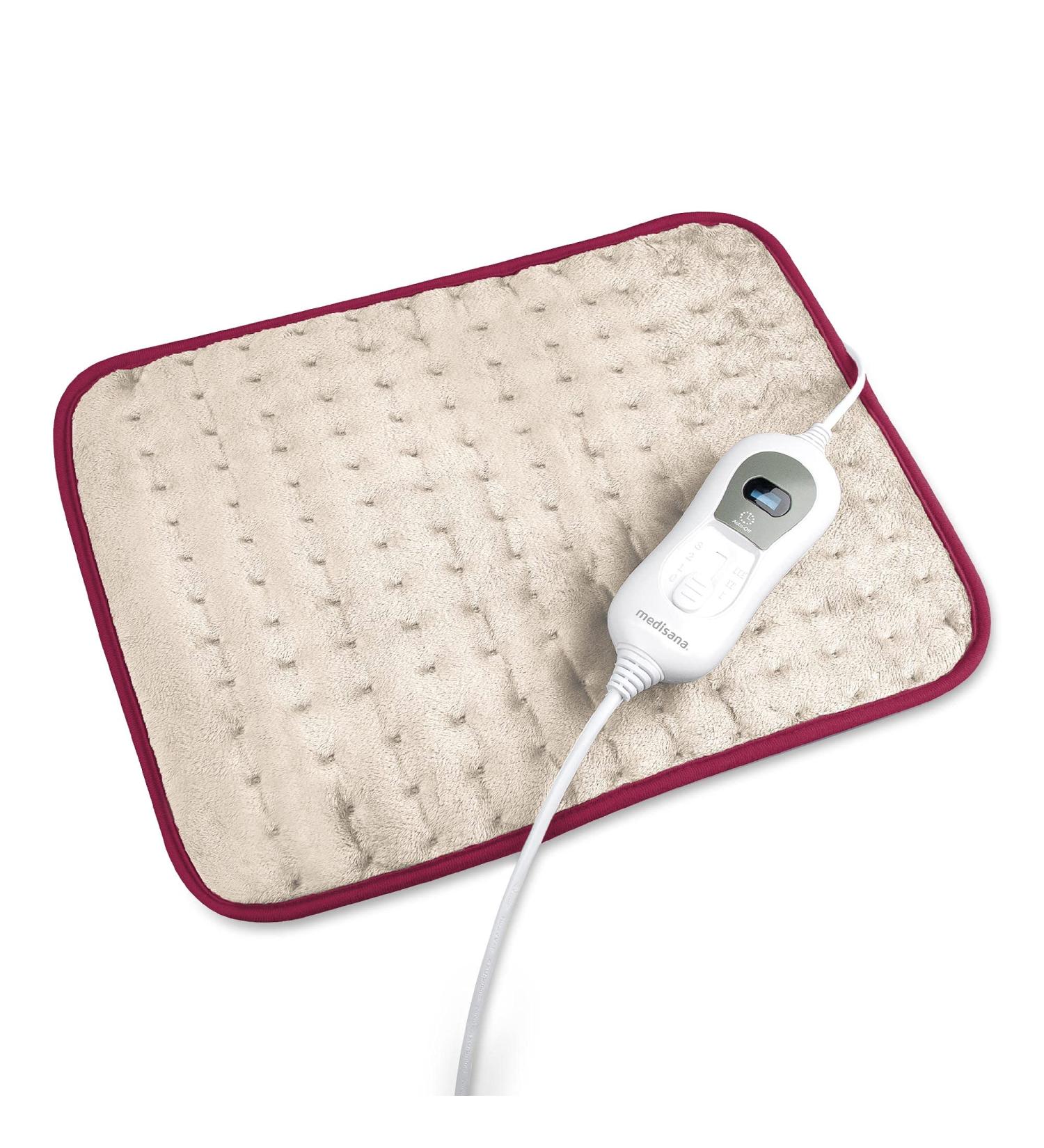 Medisana HP 405 Heating Cushion - Super Soft Heat Pillow with 3 Temperature Levels Overheating Protection & Automatic Switch-Off - Washable Relief for Back Neck & Shoulder (Blue) - Buy Online on GoSupps.com
