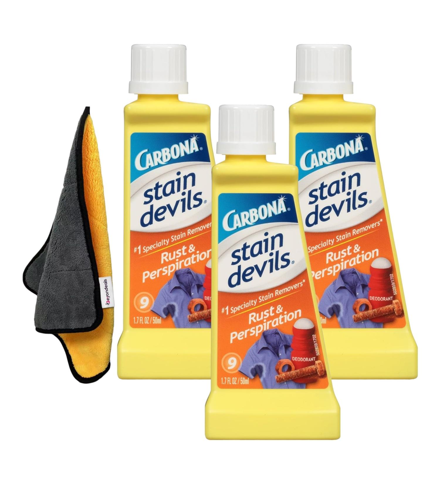 Buy White Clothes Cleaner 1.7 Oz - Professional Stain Remover & Fabric Cleanser with Cleaning Towels | Safe for All Fabrics - Pack of 3 - Buy Online on GoSupps.com