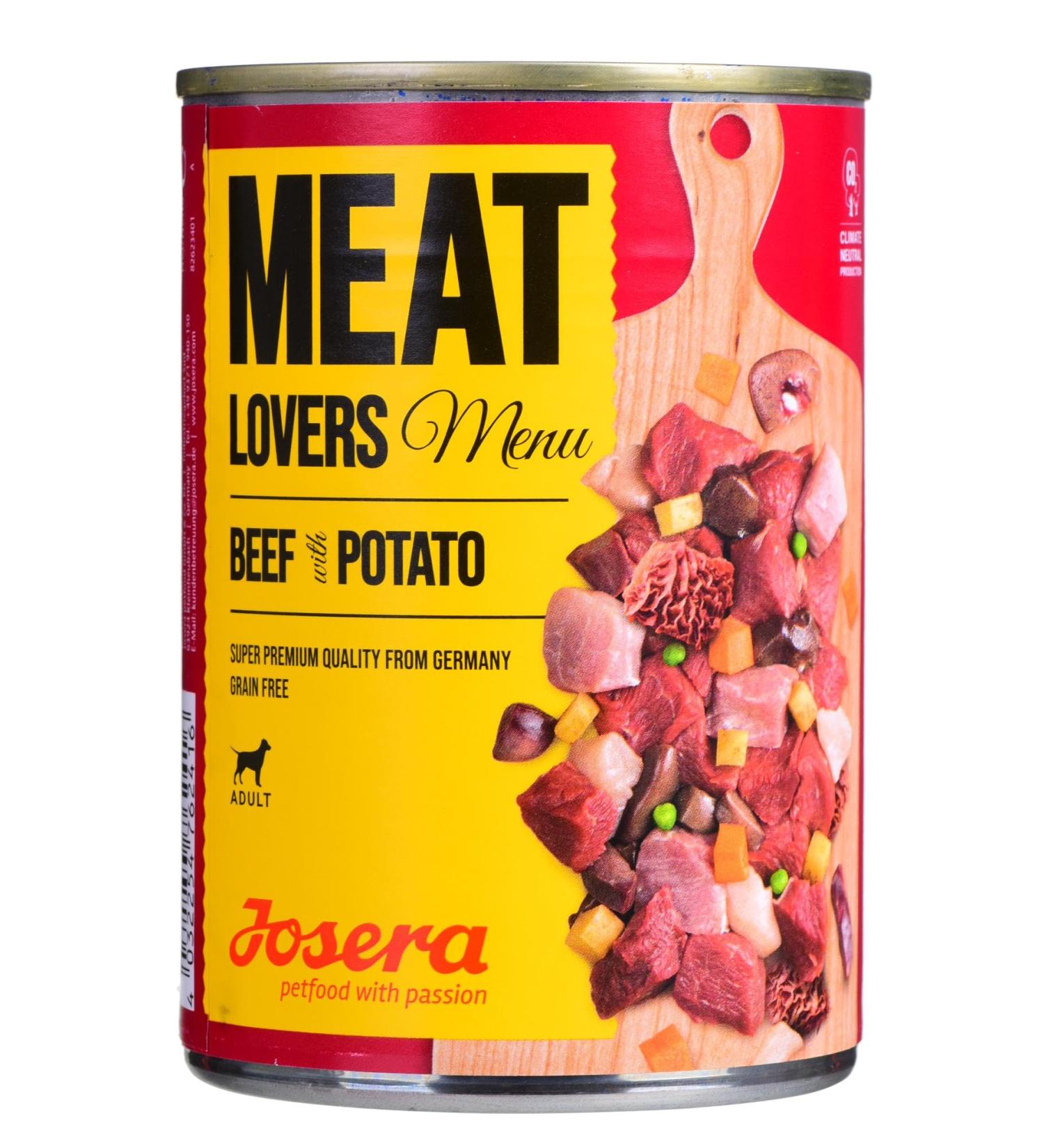 JOSERA Meat Lovers Menu Beef and Potato. 400GR