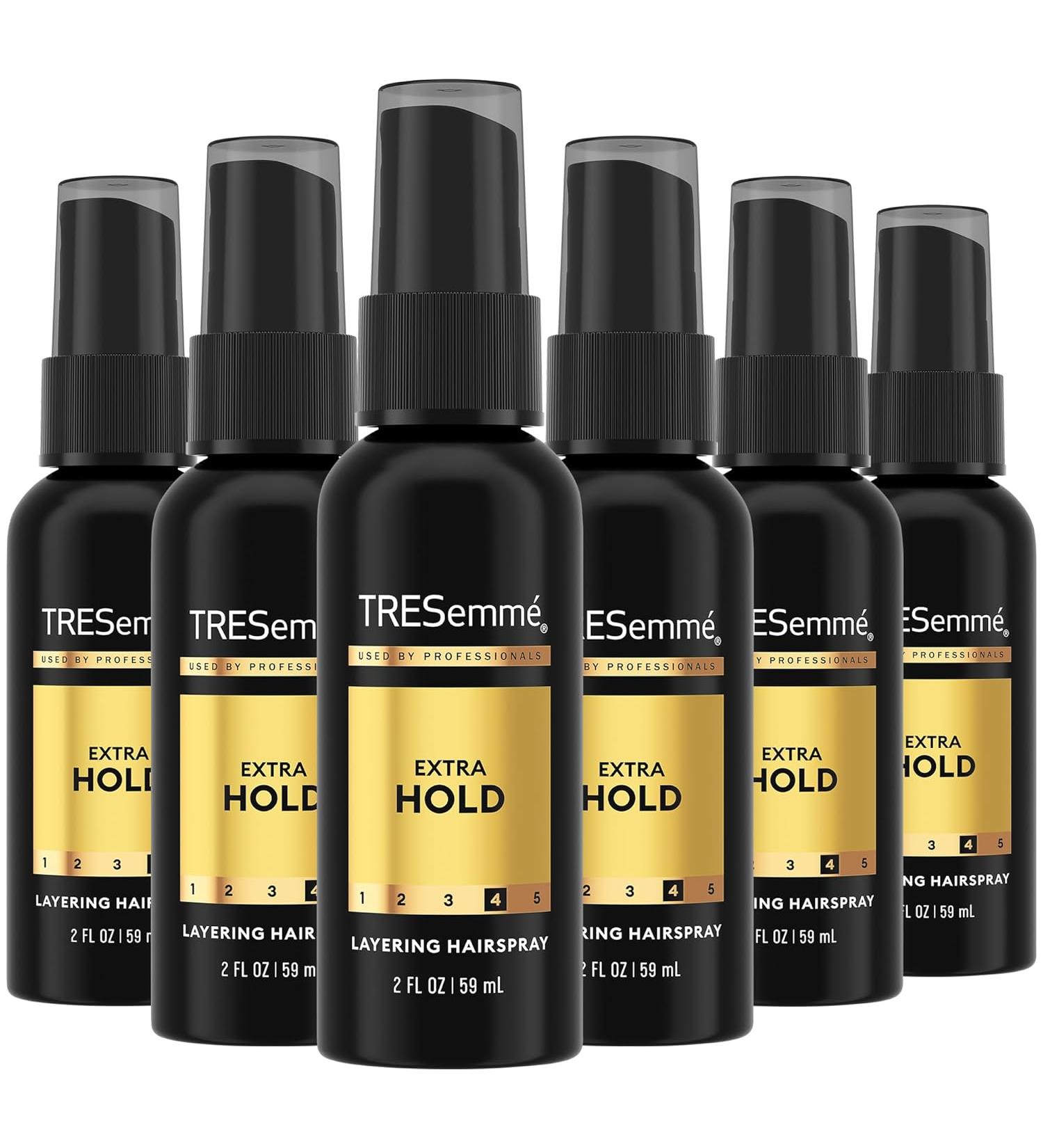TRESemm Extra Hold Non-Aerosol Hair Spray 2 fl oz Travel Size - Pack of 6 - Buy Online on GoSupps.com