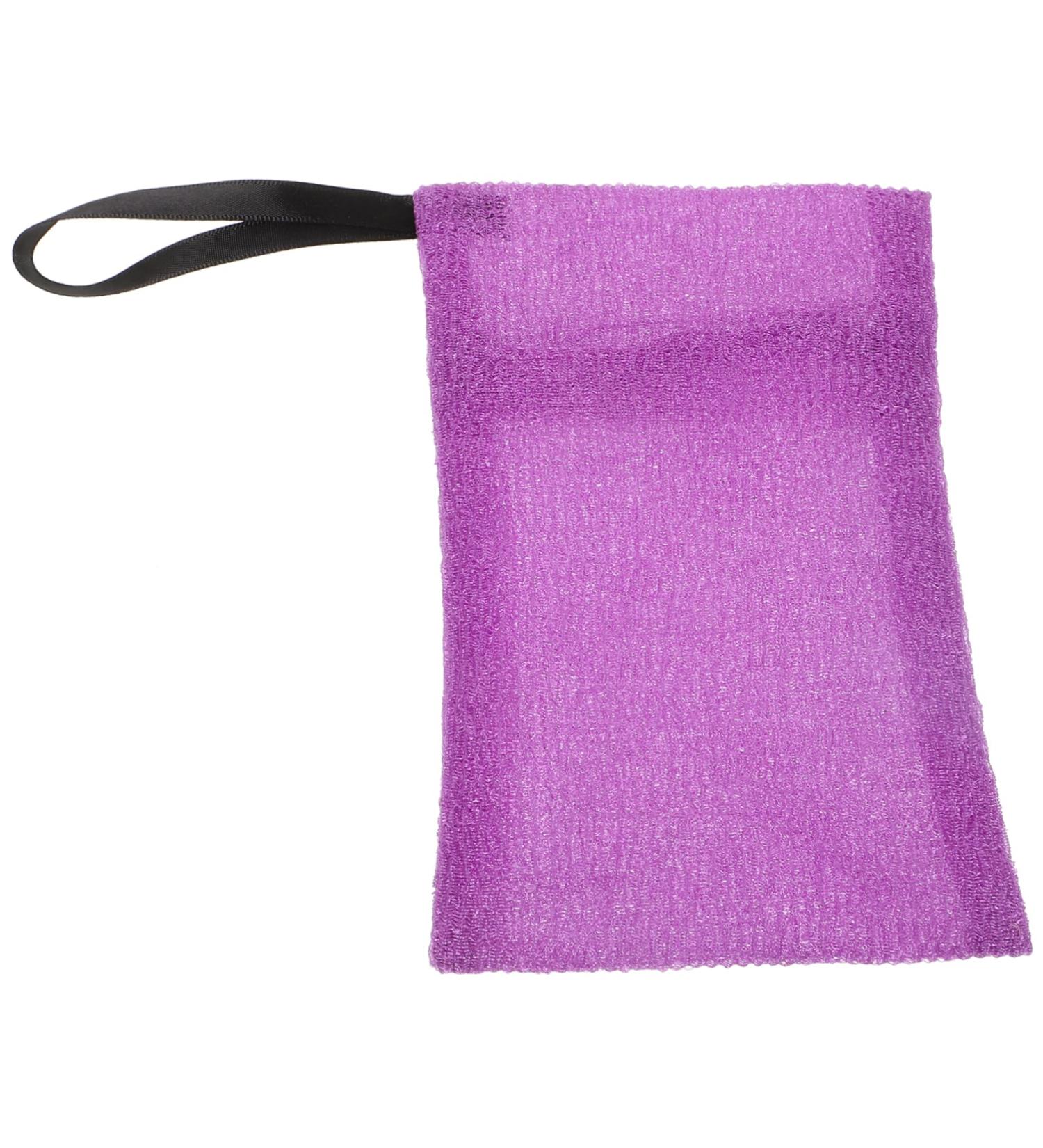 FRCOLOR Bath Bag Soap Bag for Exfoliating Soap Bag Soap Bag for Soap Pieces Shampoo Bar Bag Soap Net Bag Soap Bag for Showering Washer Cleaning Nylon Purple - Buy Online on GoSupps.com