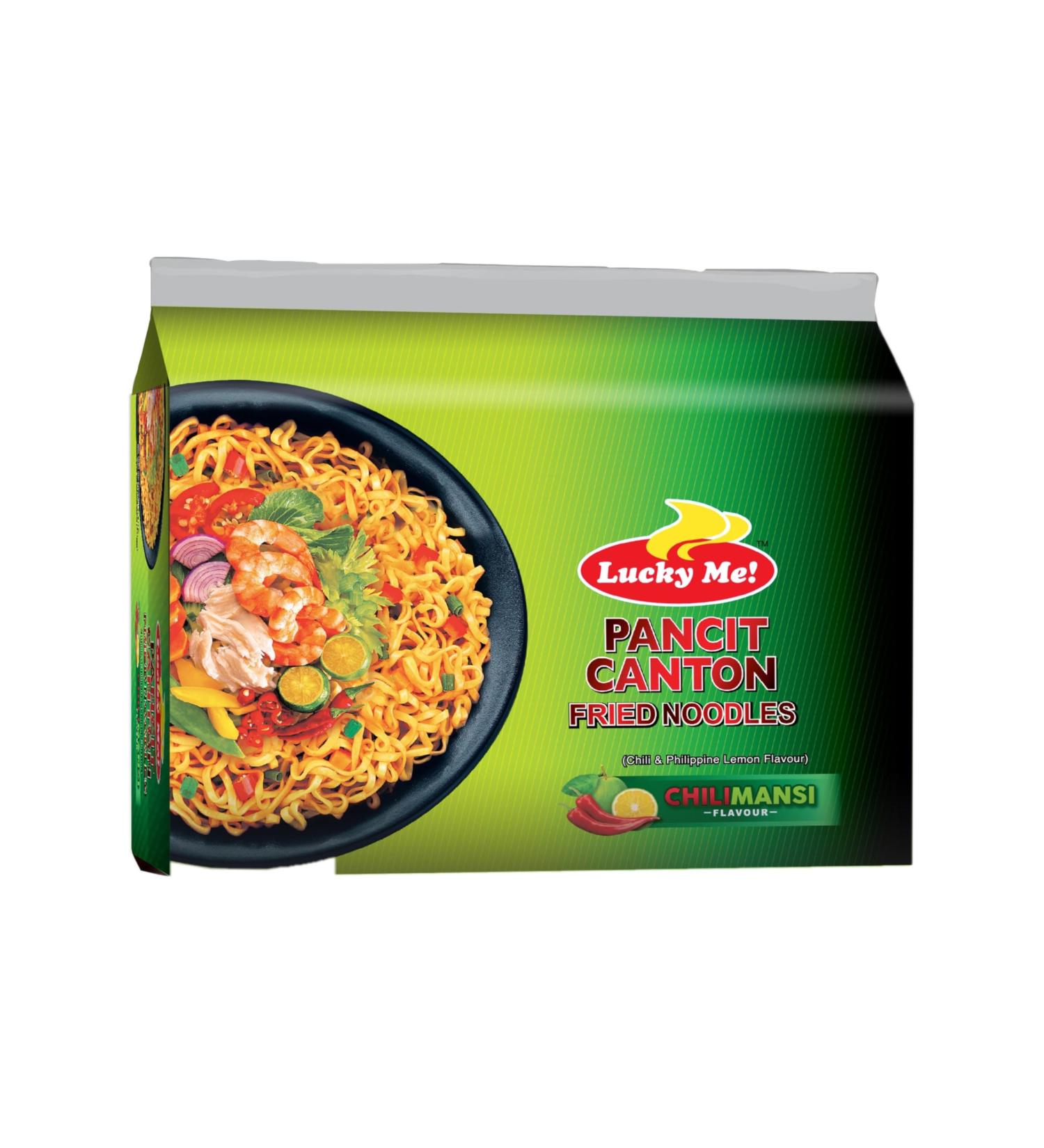Lucky Me Instant Pancit Canton Instant Noodles with Chilli and Citrus Fruit Flavour Chow Mein Chili-mansi Flavour 60gx6packs 360g Product of Phillipine Filipino Noodles Chillimansi 360 g (Pack of 1) - Buy Online on GoSupps.com
