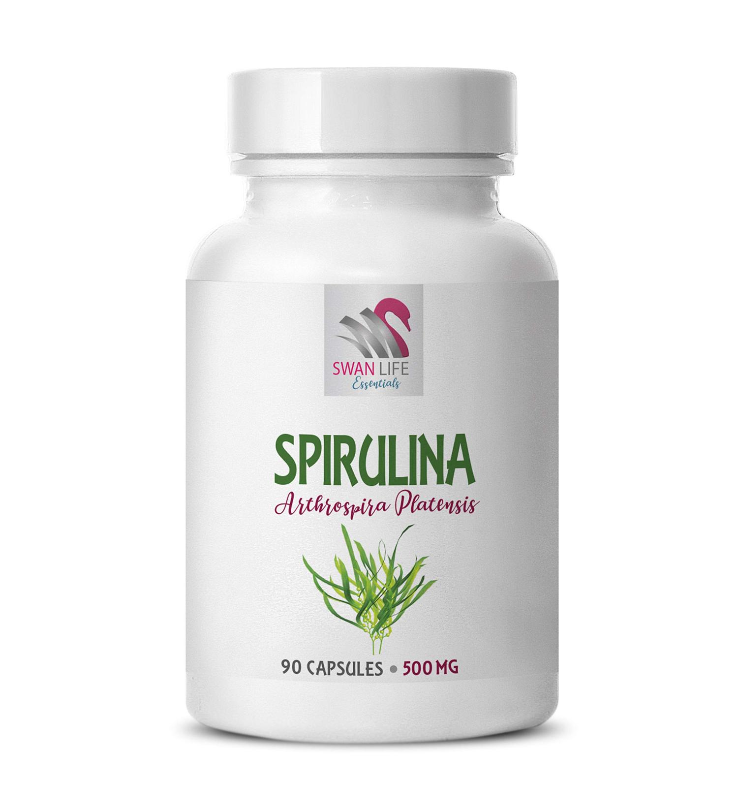 chlorella capsules - chlorella spirulina tablets - spirulina powder organic blue - SPIRUILINA 500MG - spirulina chlorella spirulina 500mg capsules chlorella spirulina tablets energy bits 1B - Buy Online on GoSupps.com