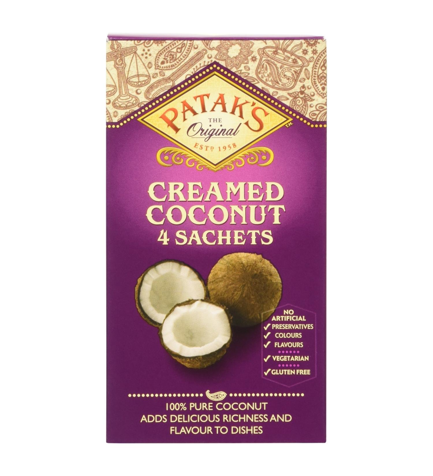 Patak's Creamed Coconut Sachets - Buy Online on GoSupps.com