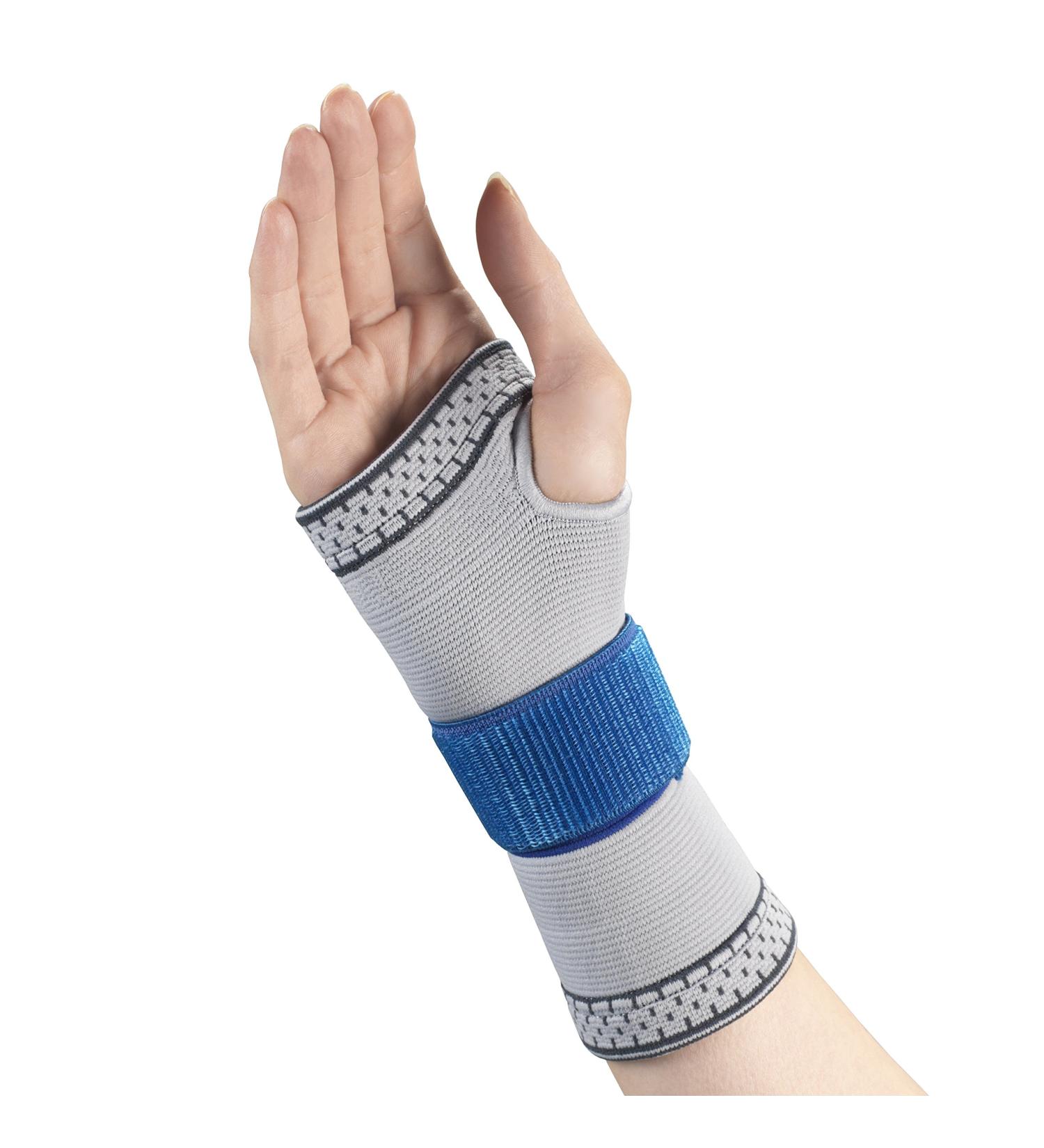 Champion Elastic Wrist Support Compression Sleeve - Grey Large | International Shipping Available - Buy Online on GoSupps.com