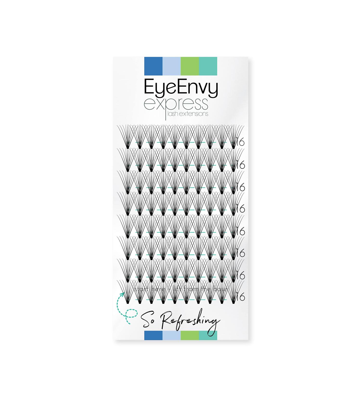 EyeEnvy Express Lash Extensions So Refreshing Faux Mink Individual Cluster Eyelashes - 16mm - Buy Online on GoSupps.com