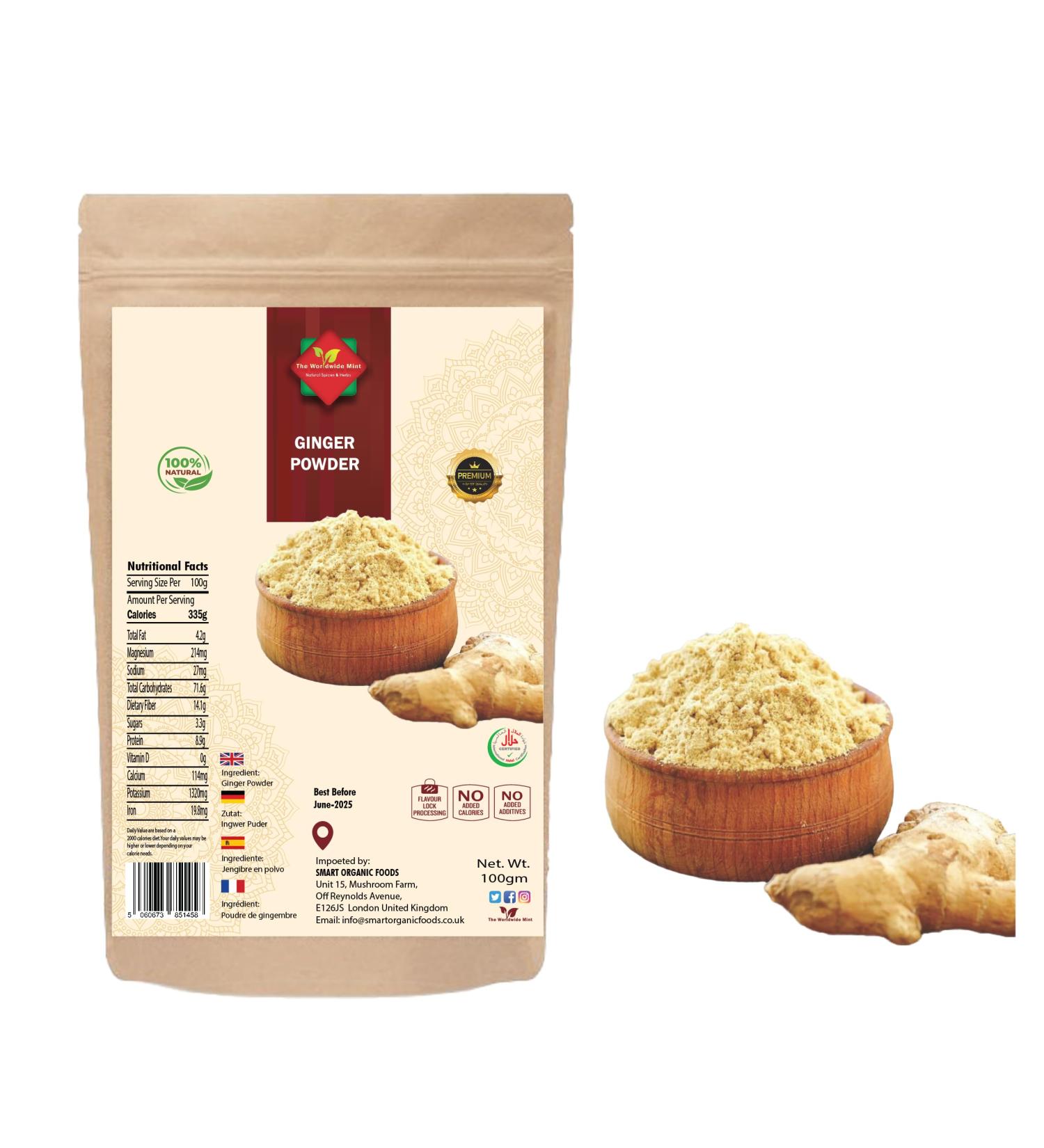 100 g | Ginger Powder Ground Ginger Spices Arabic Chinese Herbs Indian Cooking Curry Spice - Buy Online on GoSupps.com