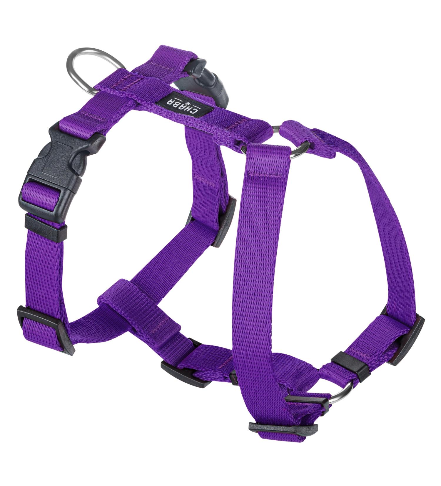 CHABA Adjustable Dog Harness for Large Dogs - Anti-Choking & Control - Lightweight Step-In Design - Perfect for Running - XL Violet - Buy Online on GoSupps.com