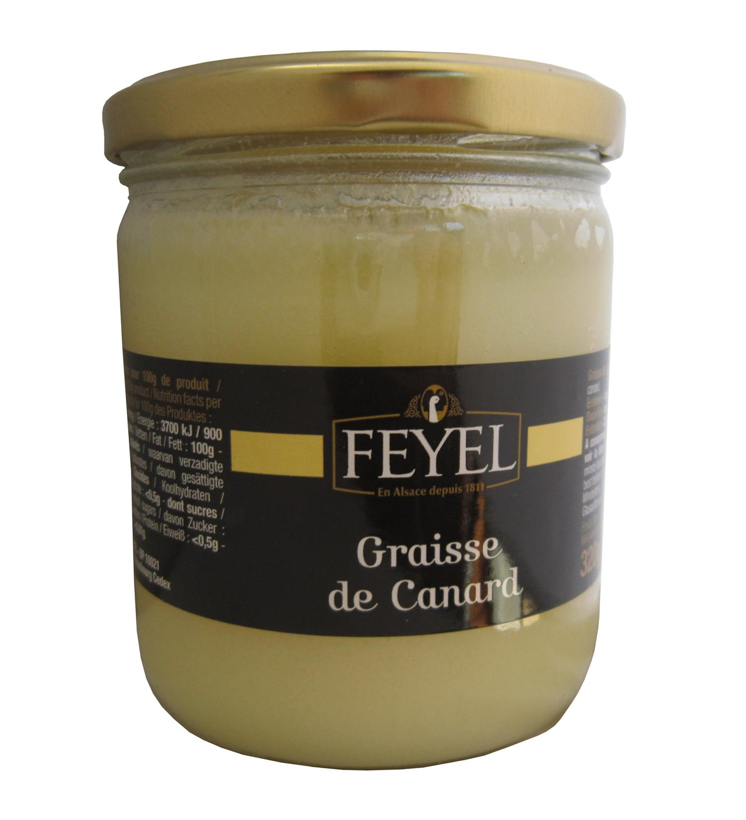 Lard - Graisse de Canard duck fat without salt duck fat 320 g