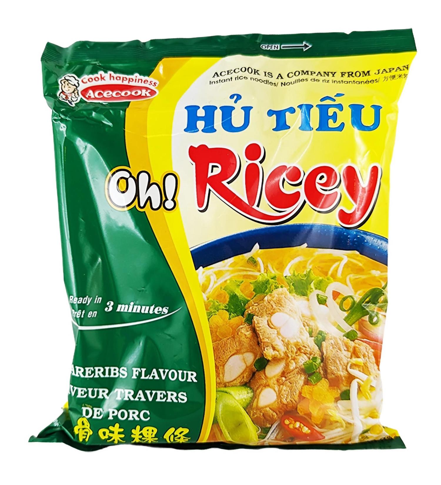 rumarkt Acecook Pack of 24 Hu Tieu Instant Rice Pasta Cones (24 x 70g)