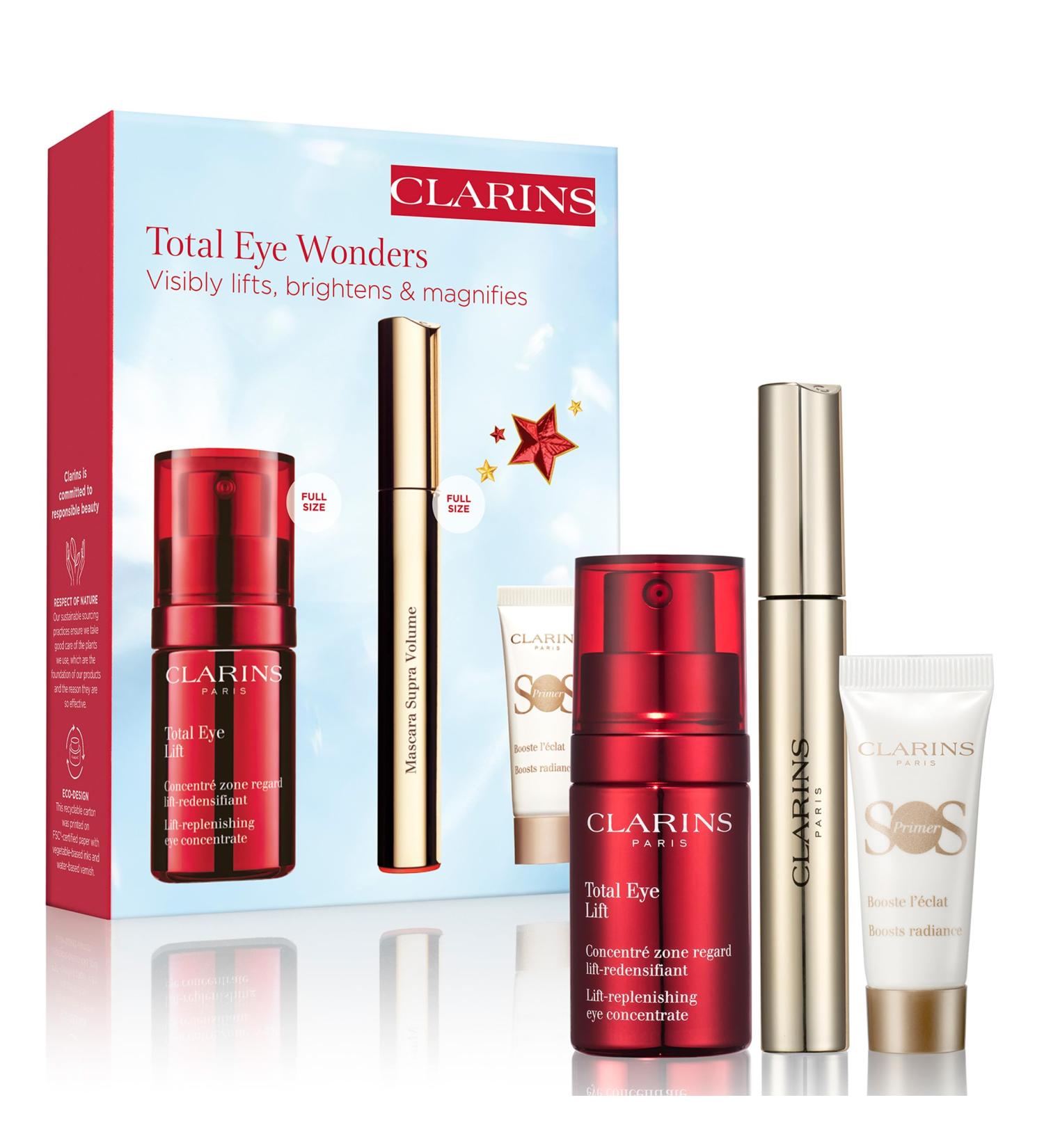 Clarins Total Eye Lift | Anti-Aging Eye Cream for Wrinkles Dark Circles & Puffiness | 94% Natural Ingredients | Visible Eye Lift in 60 Seconds - Buy Online on GoSupps.com
