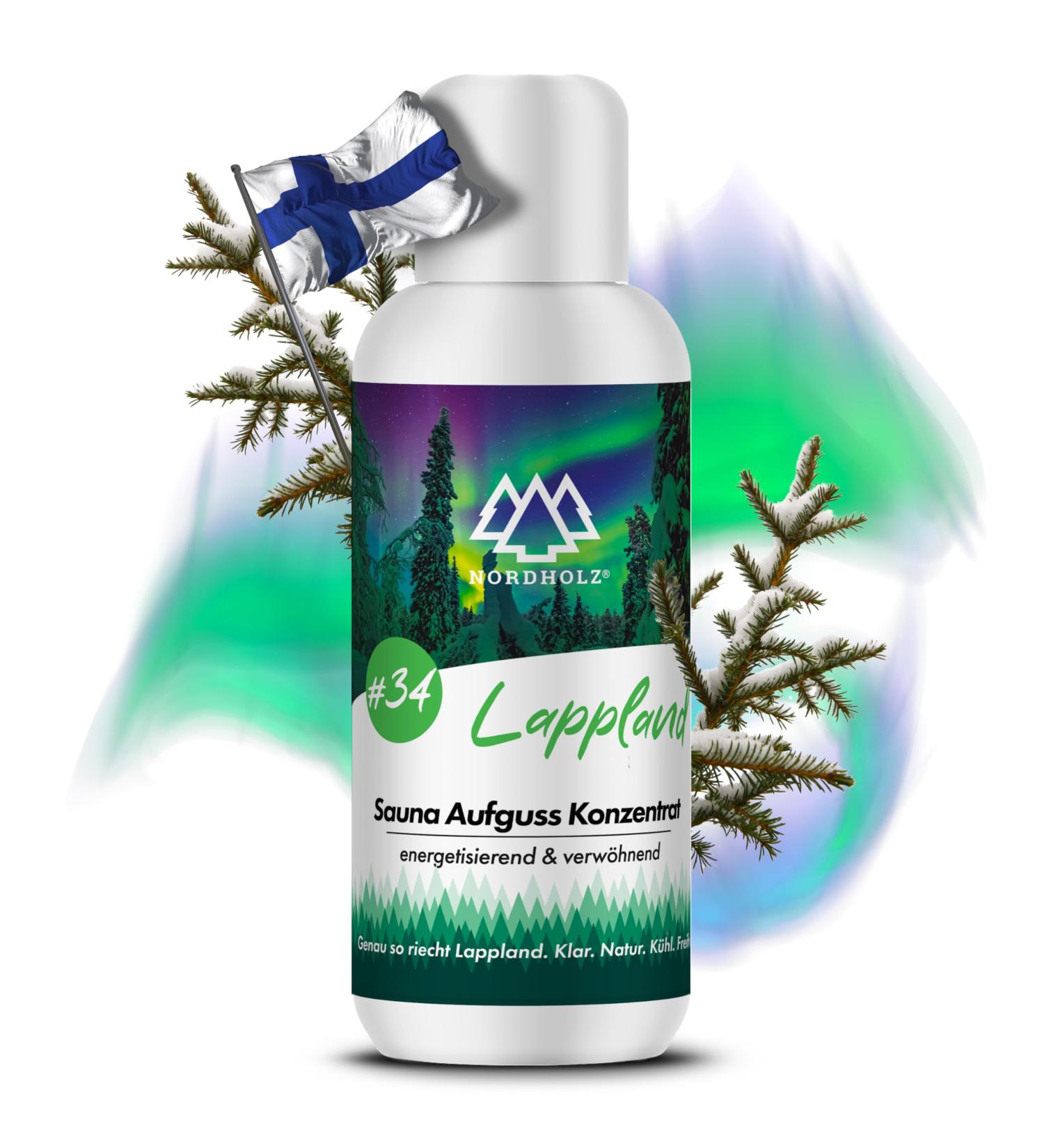 Nordholz Sauna Infusion - 48 Varieties | 100ml Natural Sauna Fragrance - #34 Lapland | Relaxing Sauna Accessories - Buy Online on GoSupps.com