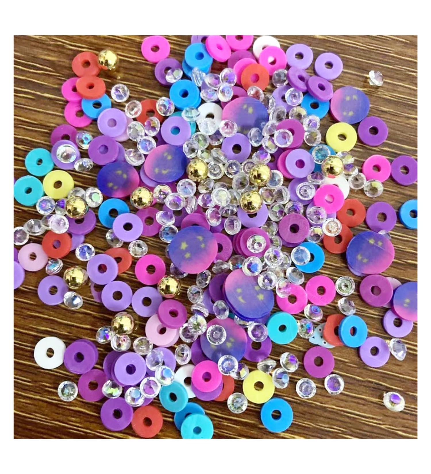 QR 100g Mixed Polymer Hot Pearls Clay Planet Slices Sprinkles for DIY Craft Slime Filling Phone Case Nail Art Decorations T1127 (Color : Style 1) - Buy Online on GoSupps.com