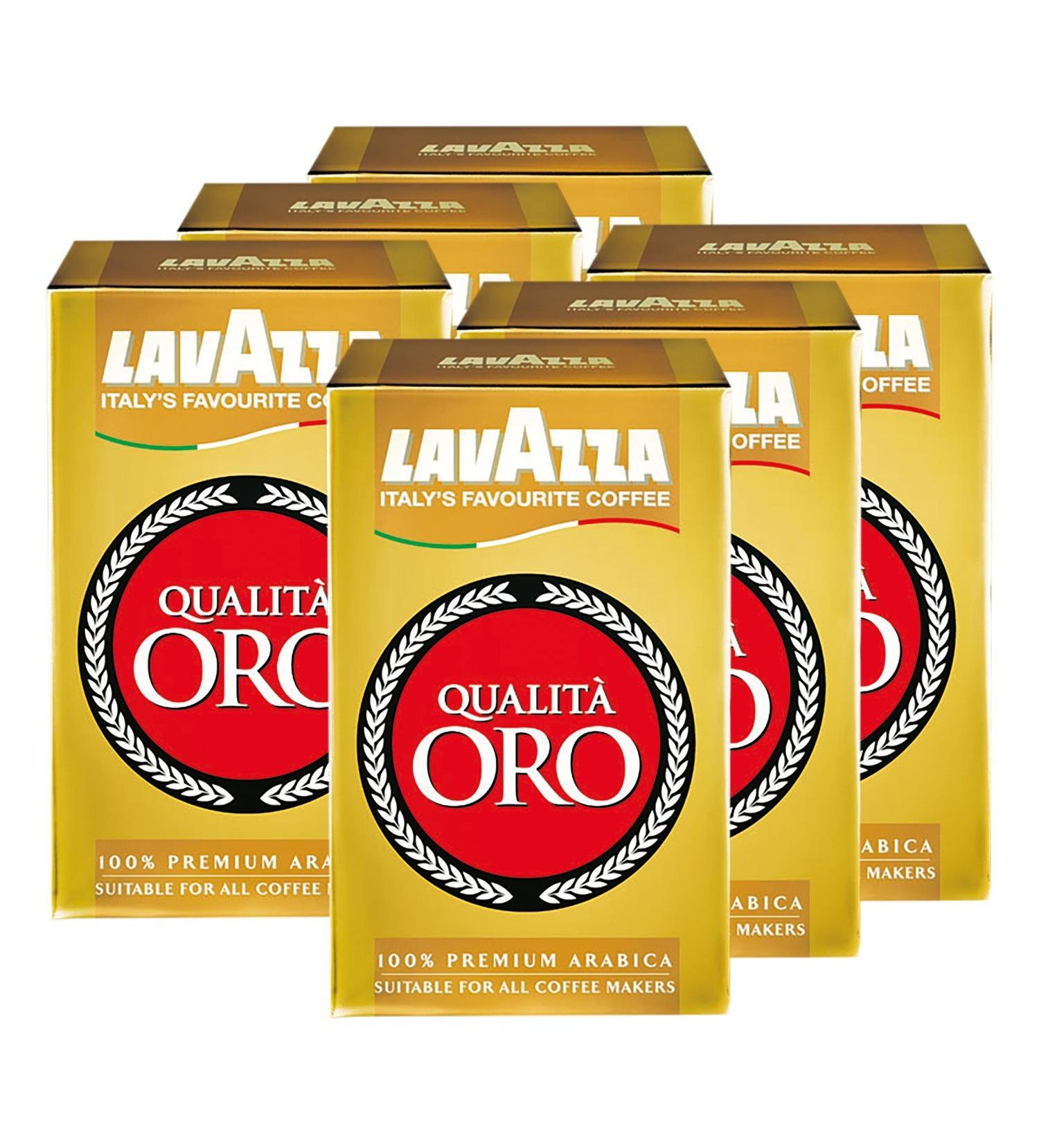  Lavazza Lavazza Caf Qualit ORO ground coffee beans (6 x 500 g) - Buy Online on GoSupps.com