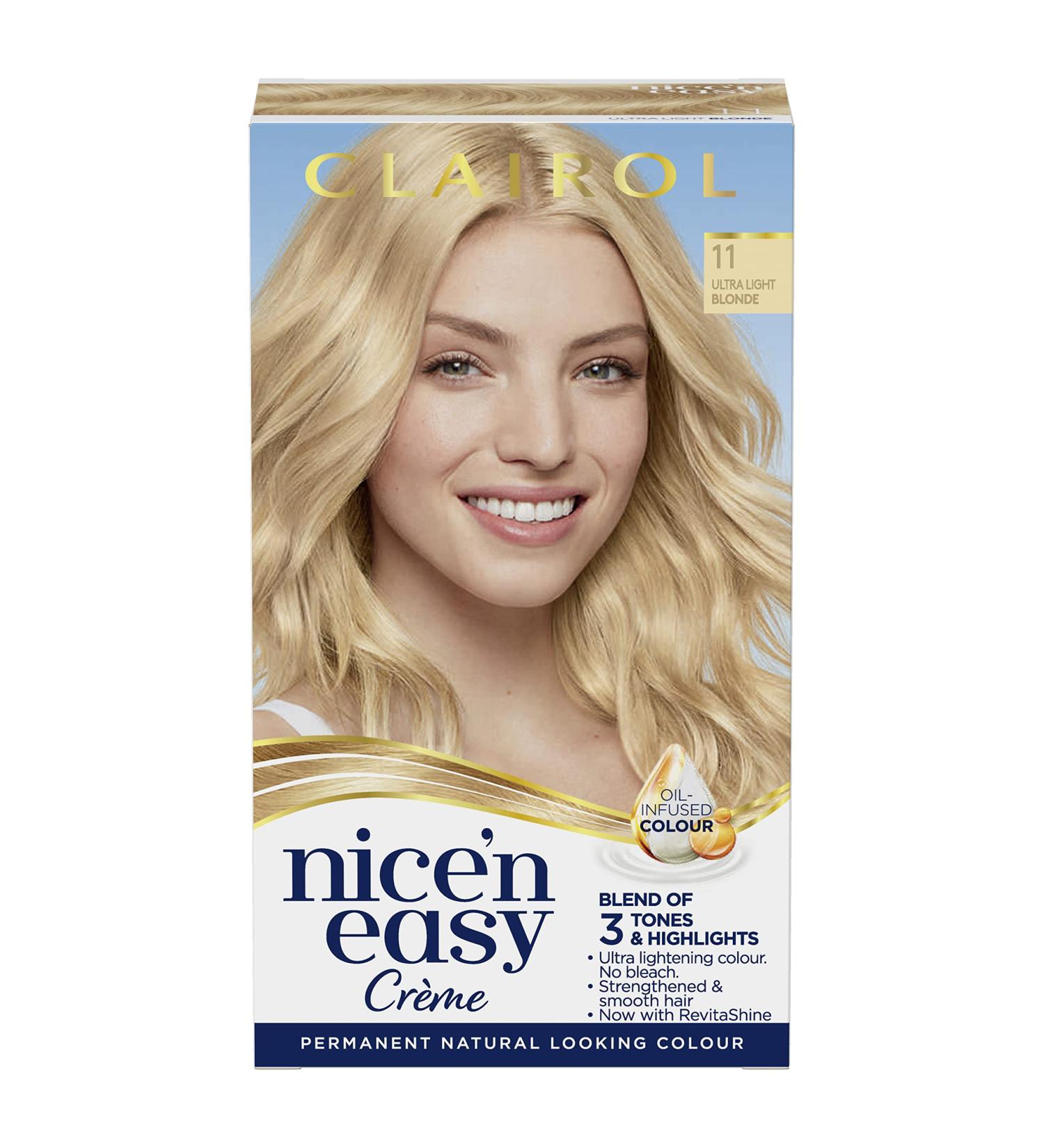 Clairol Nice'n Easy Cr me Oil Infused Hair Dye 11 Ultra Light Blonde - 1 Count - Buy Online on GoSupps.com