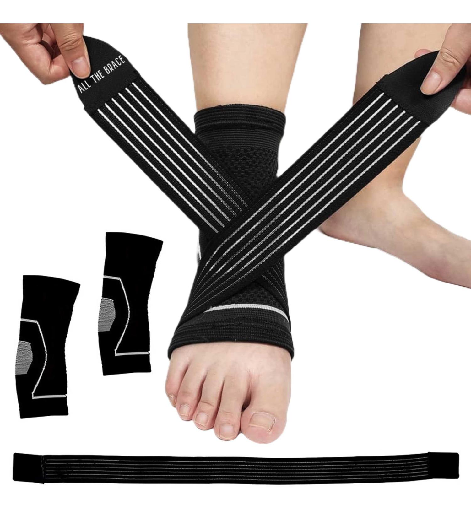 Ankle Support Brace - Breathable & Anti-Slip Stabilizer for Sprains | Pain Relief for Men & Women (L/XL - Buy Online on GoSupps.com
