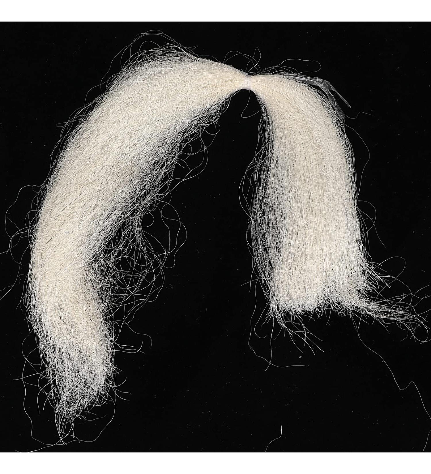 8g Reusable Fake Beard Mustache - Special Effect False Beard for Halloween Party Supplies (White) - Buy Online on GoSupps.com