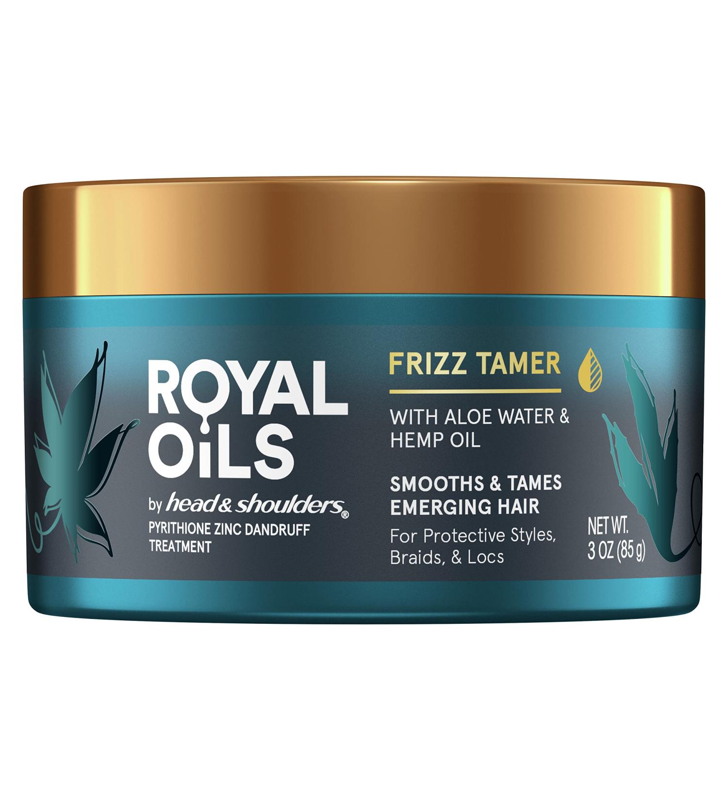 Head & Shoulders Royal Oils Frizz Tamer with Aloe Water and Hemp Oil - Curly Hair Product - 3.0 Fl Oz - Buy Online on GoSupps.com