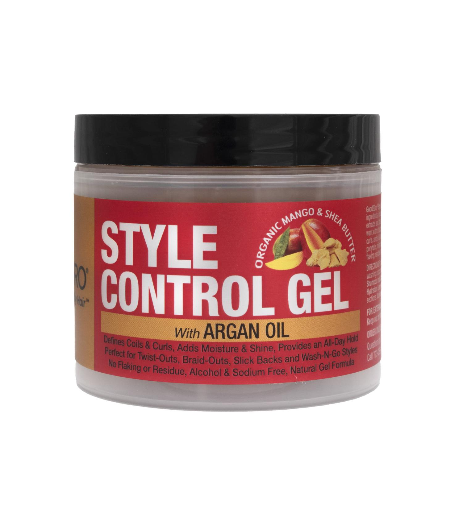 GOLD BANNER GOOD2GRO Style Control Gel with Argan Oil - Non-Flaking Firm Hold Lasting Shine for All Hair Types - 4oz - Buy Online on GoSupps.com
