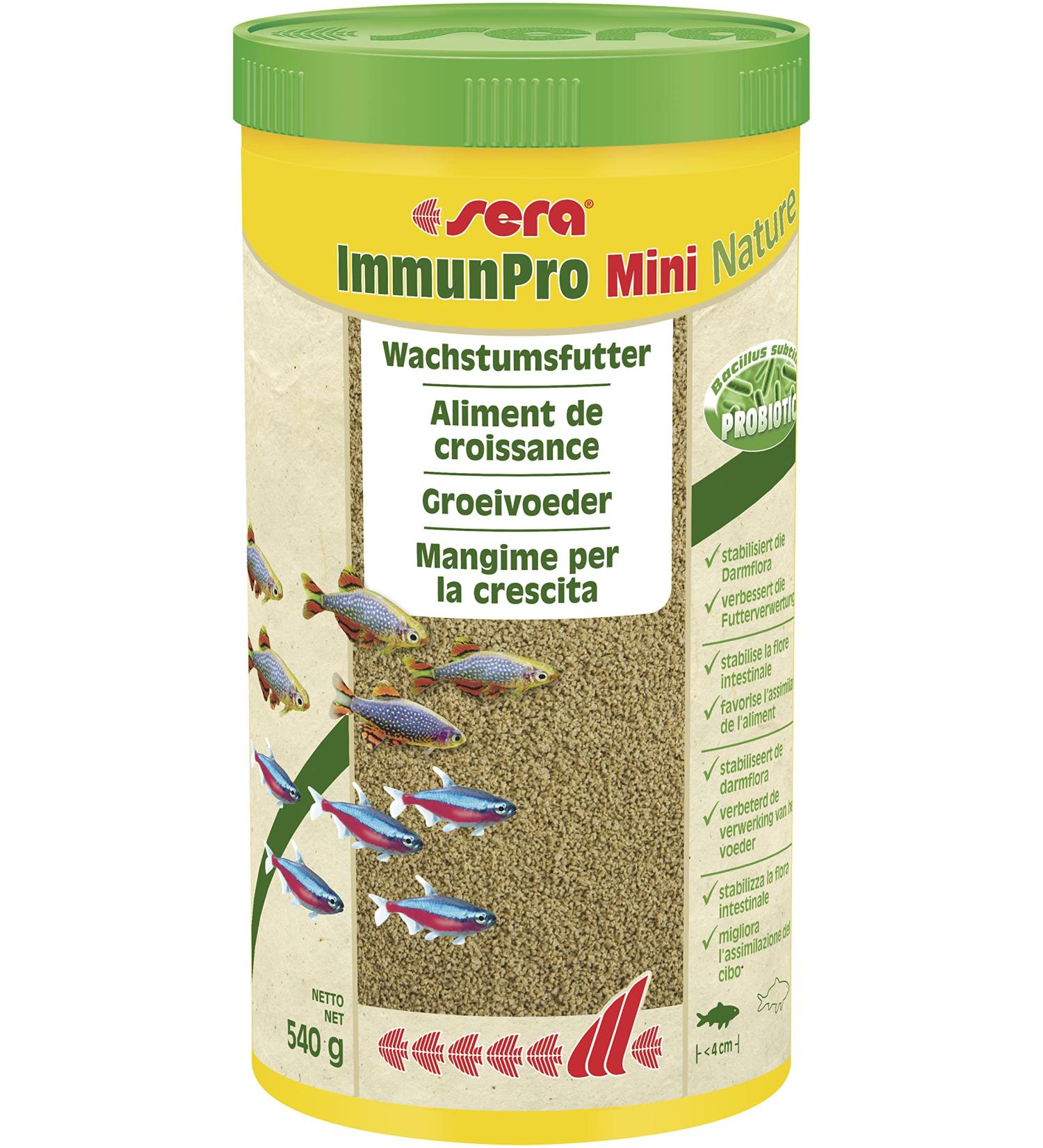 Sera Immunpro Mini Nature Food for Aquariums 1000 ML - Buy Online on GoSupps.com