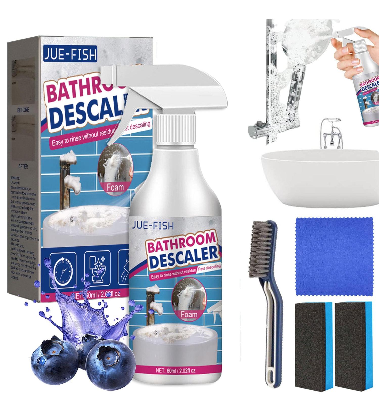 Imgjsx Bathroom Descaler Spray bathroom descaler stubborn stains cleaner Bathroom Descaler allzweckreiniger spray F r Badezimmer All Purpose Rinse Cleaning Foam For Bathroom (1pcs) - Buy Online on GoSupps.com